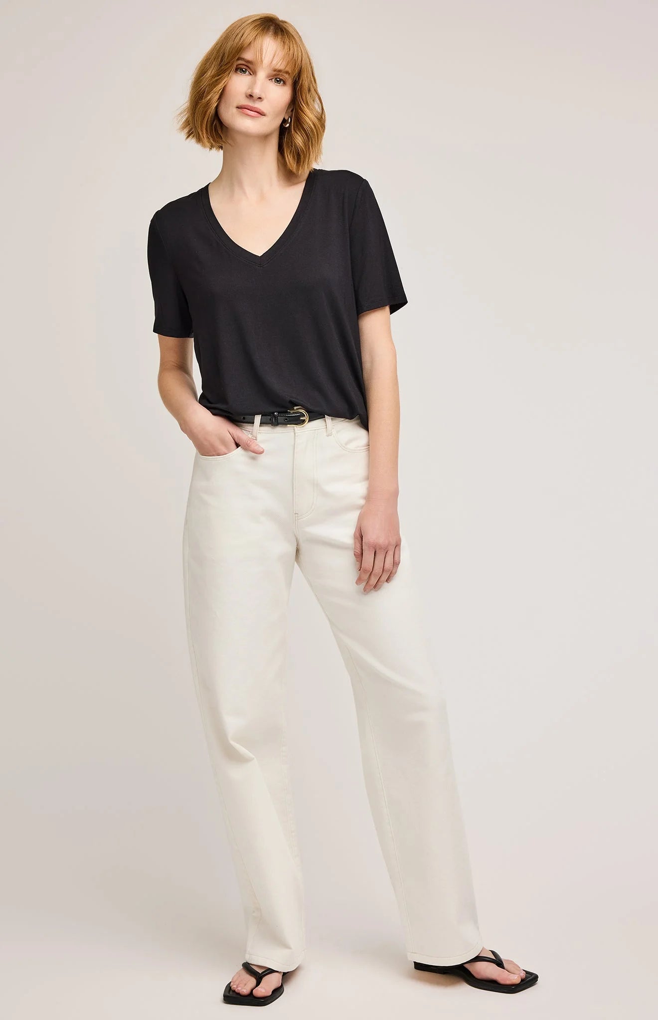 Jamie V-neck Tee