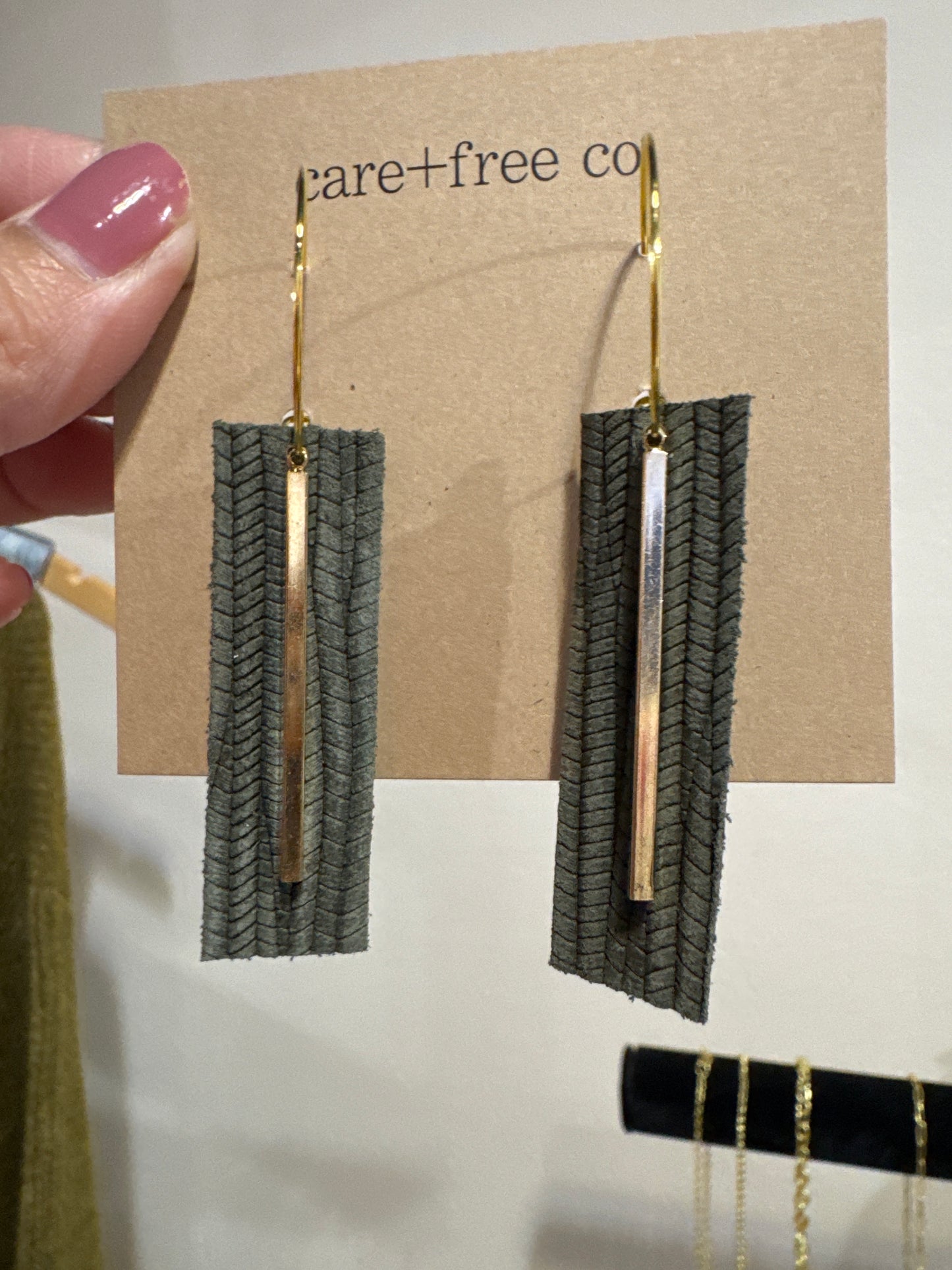 Bar + Strip Earrings