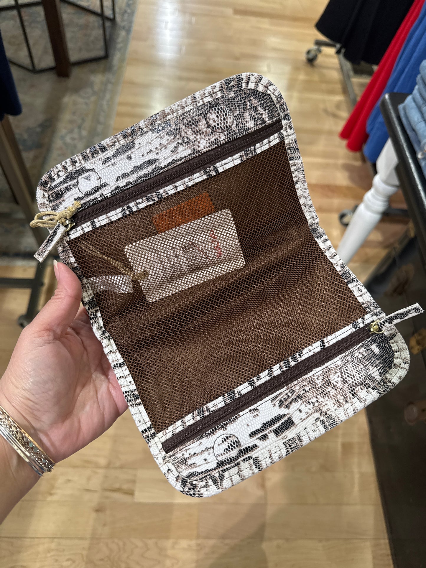 Hobo Lizard Beauty Bag Ks Boutique