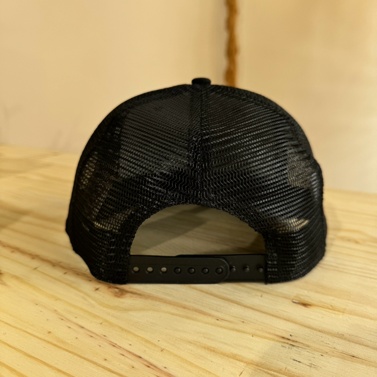 Buckin Goods Black Hat with White Logo