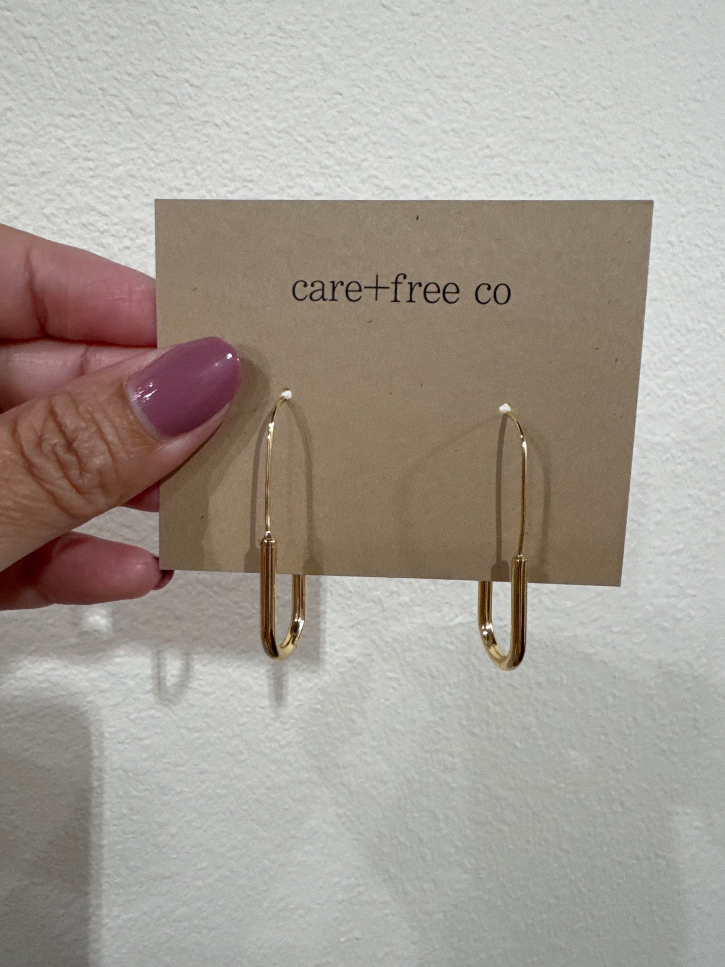 Paper Clip Earrings