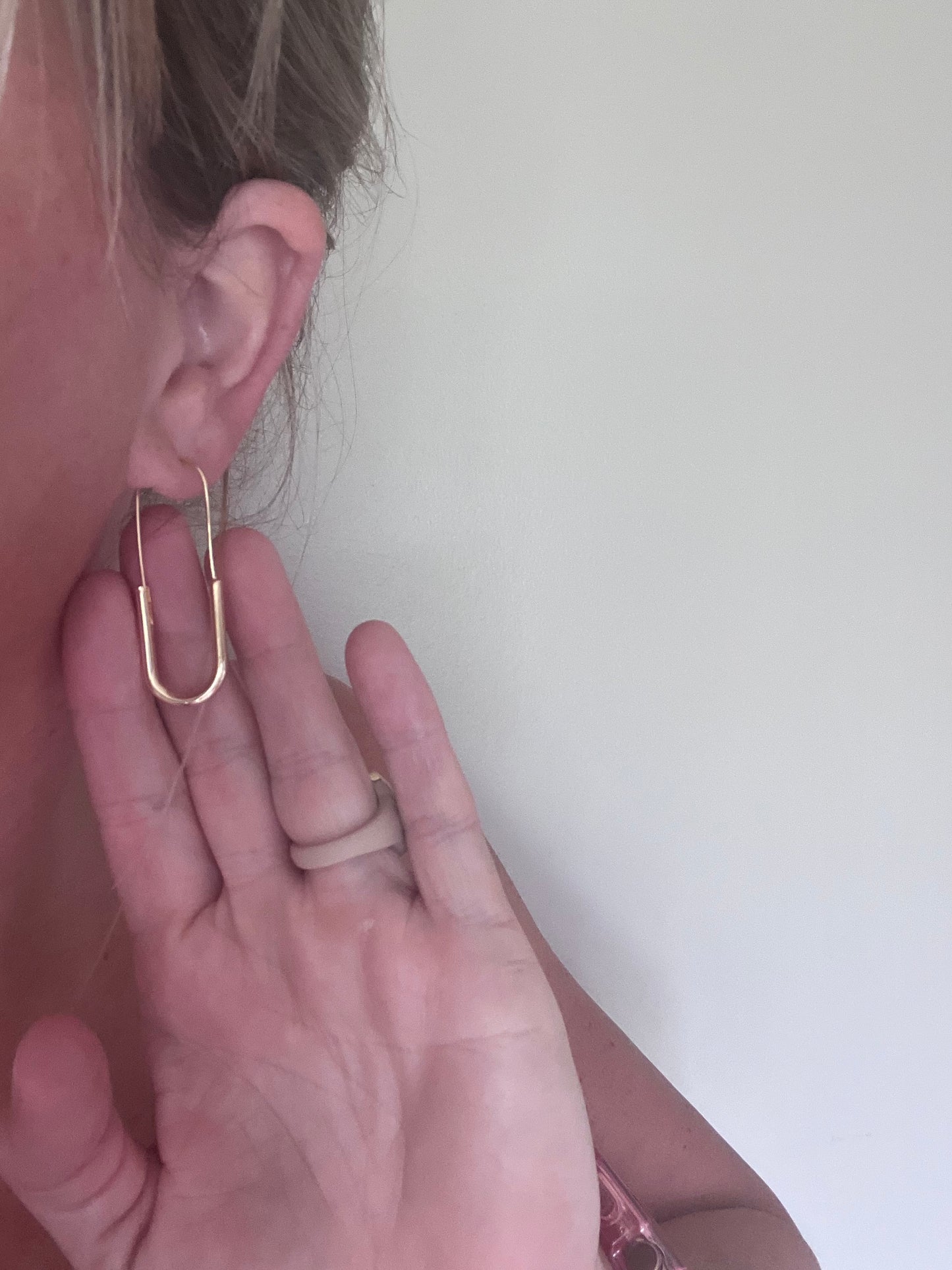 Paper Clip Earrings