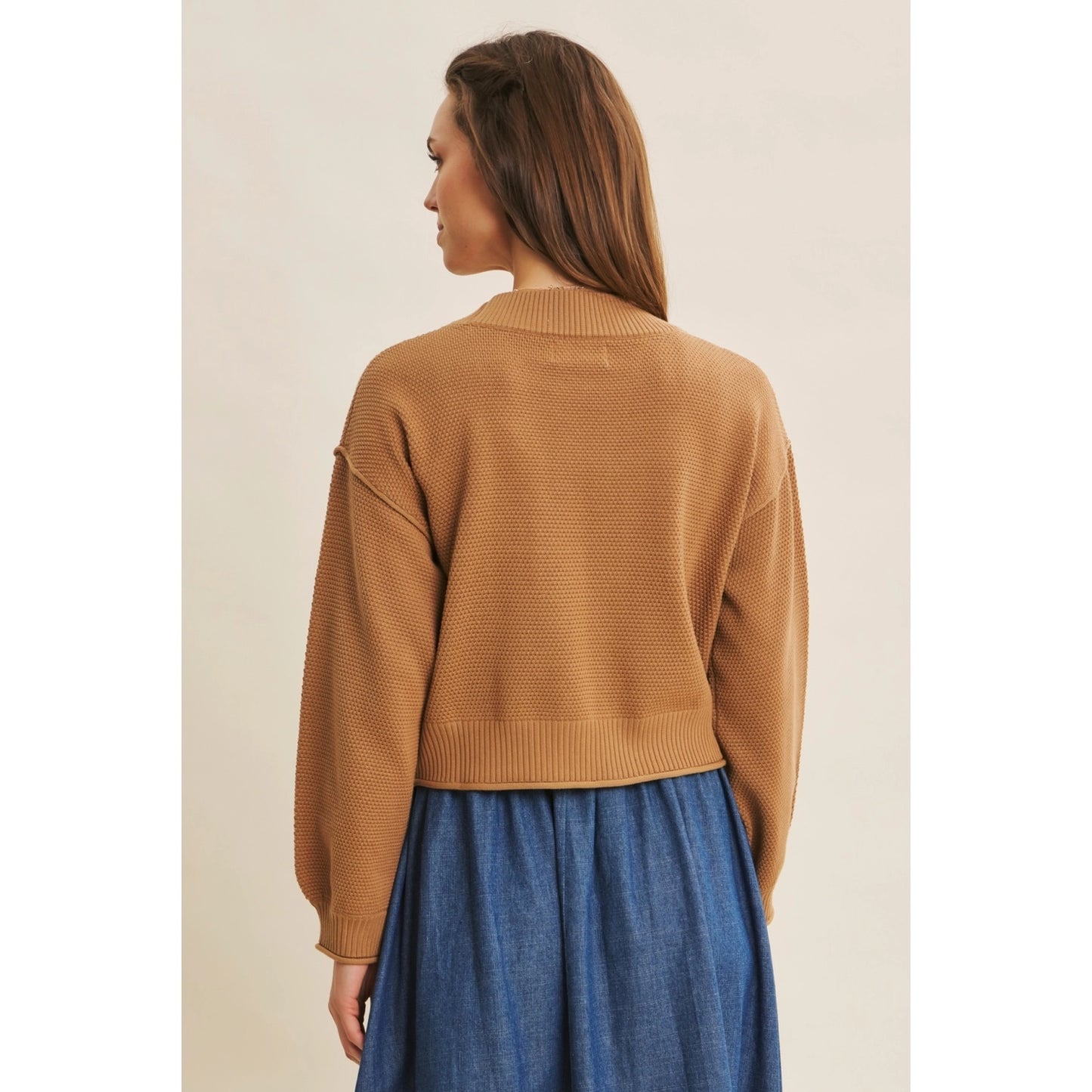 Waffle Cardigan