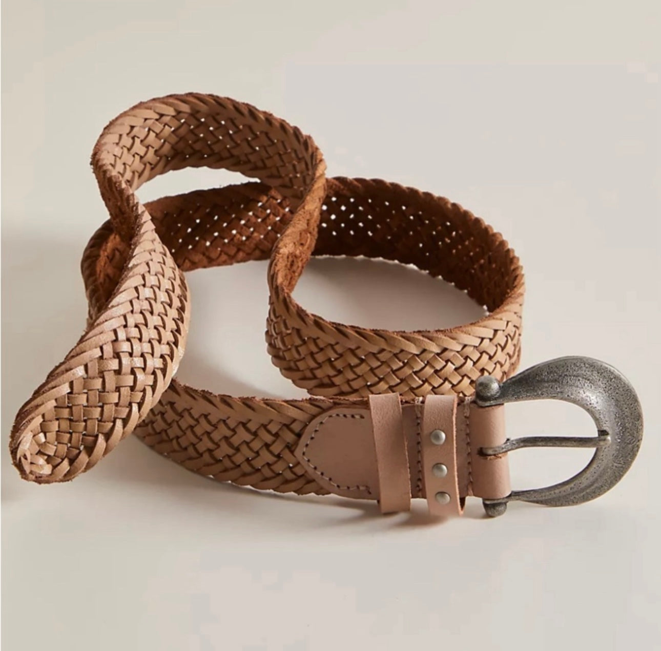 Braided Mauve Free People Belt Ks Boutique
