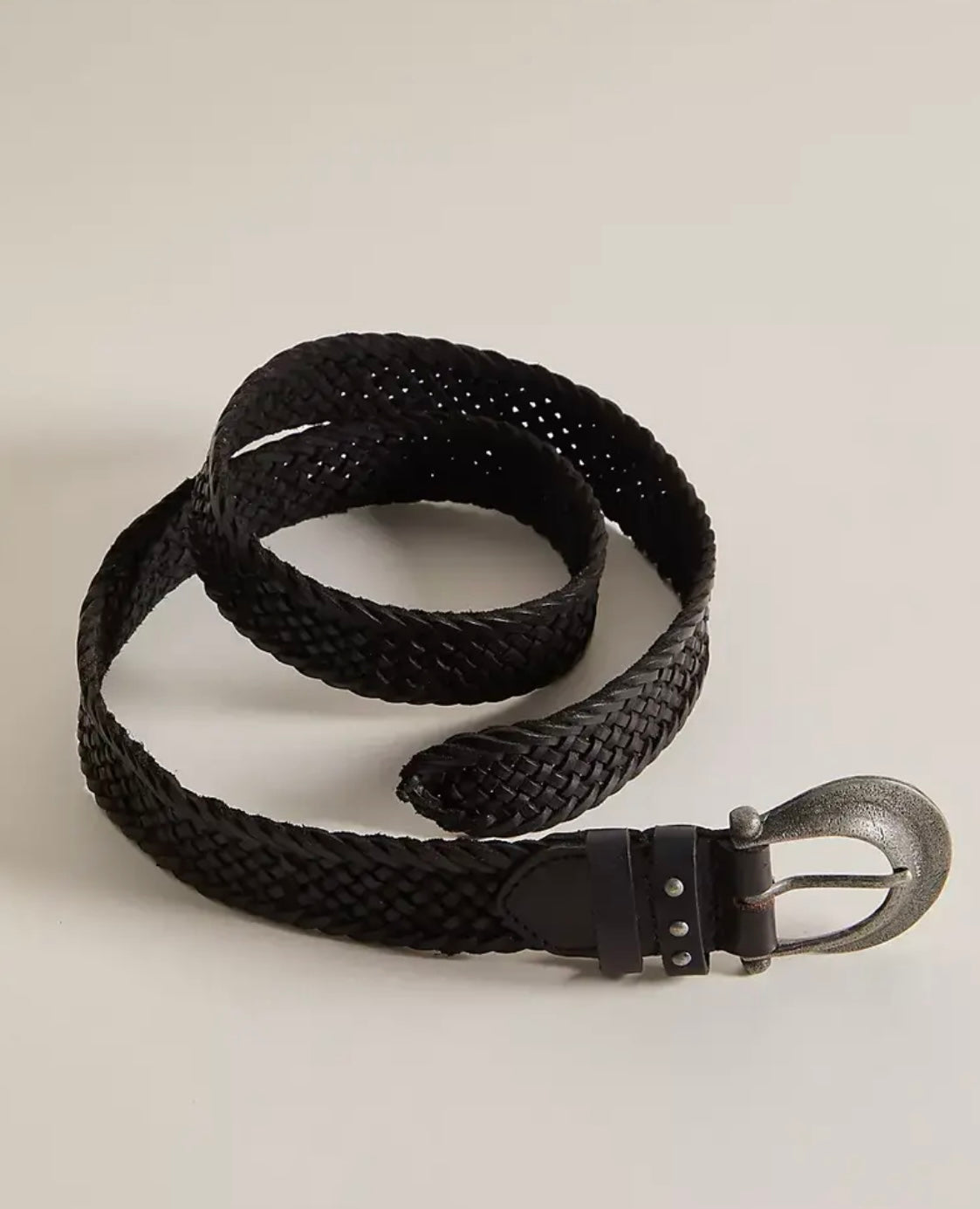 Braided Blk Free People Belt Ks Boutique