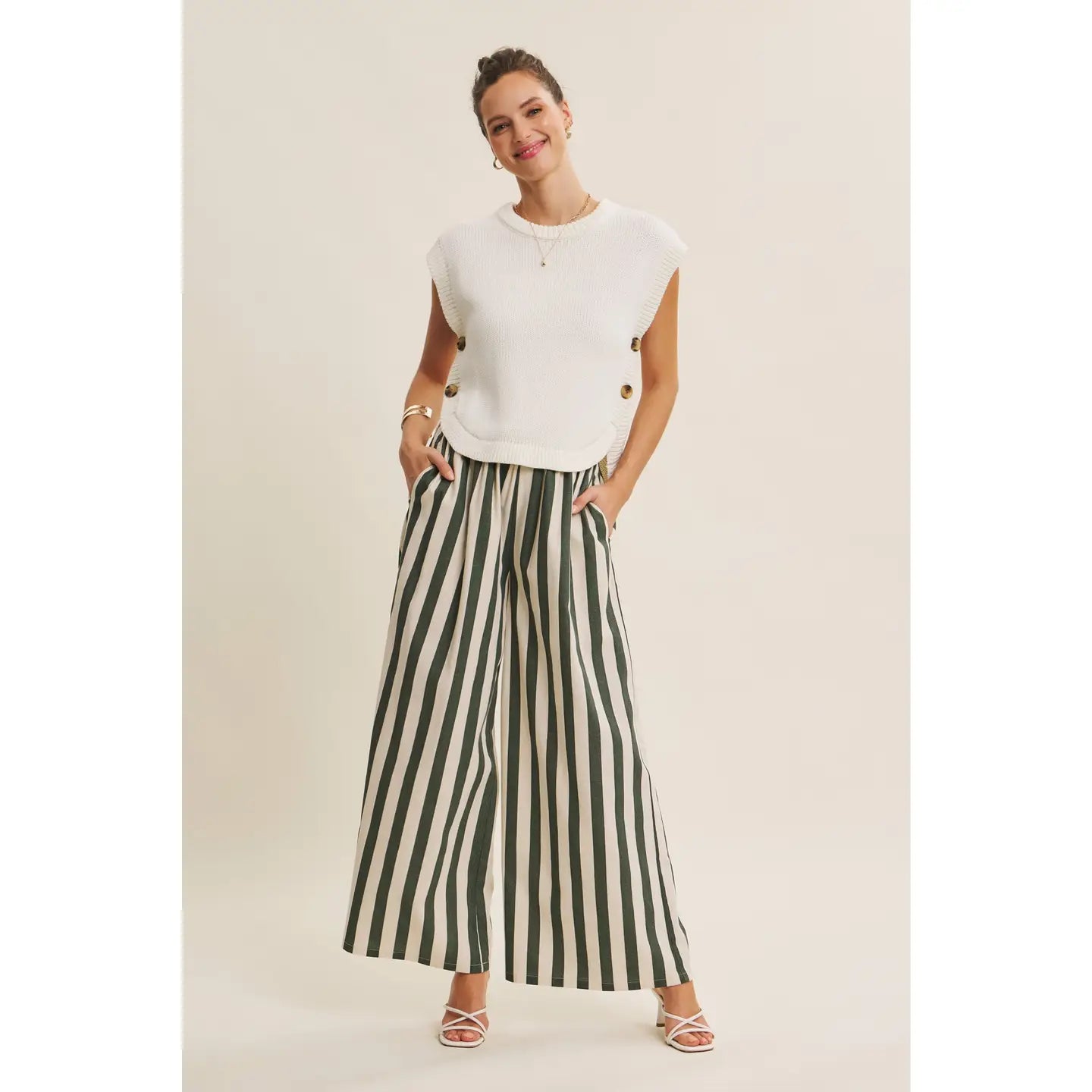 Weekend Statement Stripe Pant