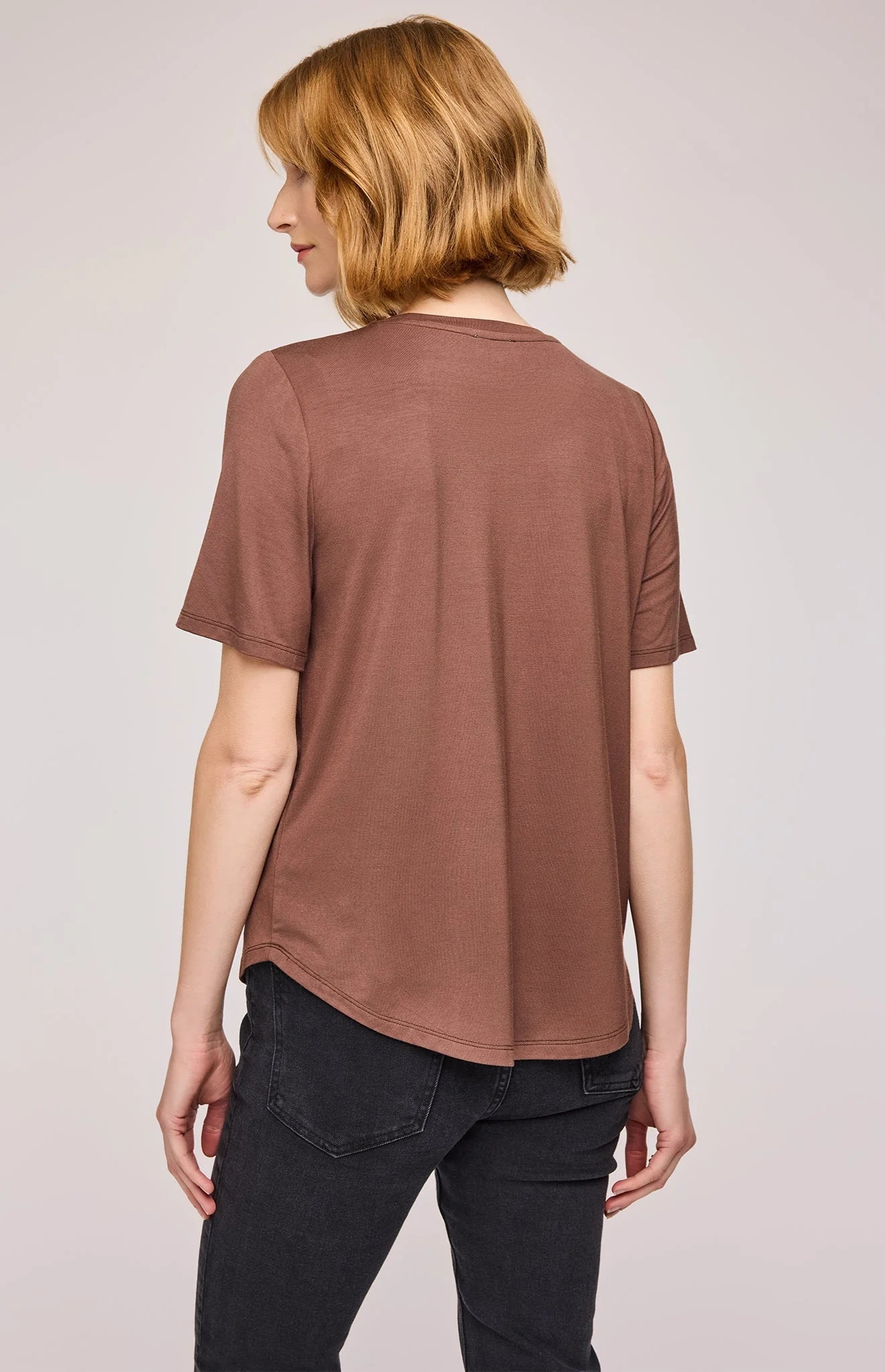 Brielle t-shirt in Brunette