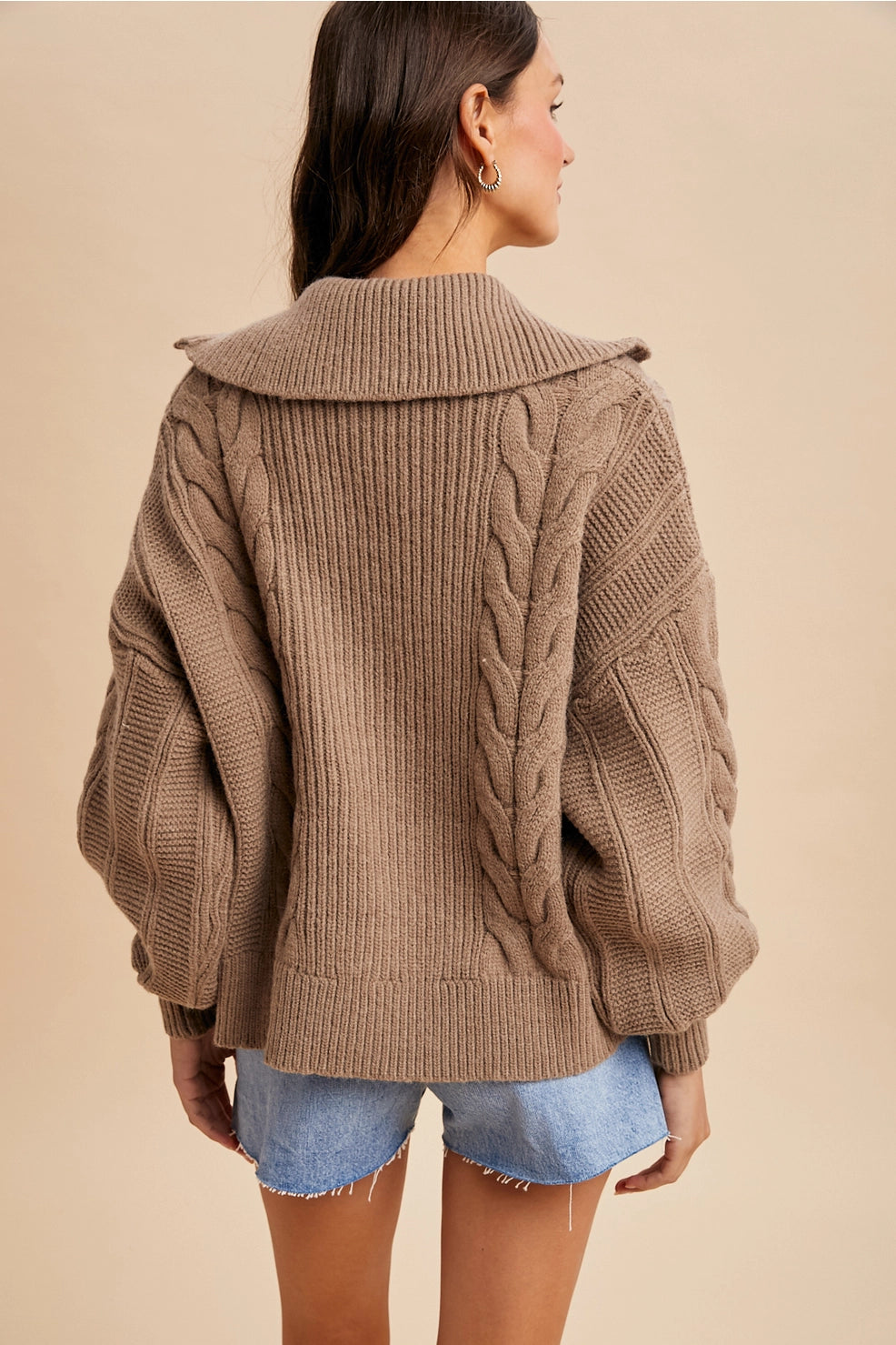 Charlie Cable Knit Sweater