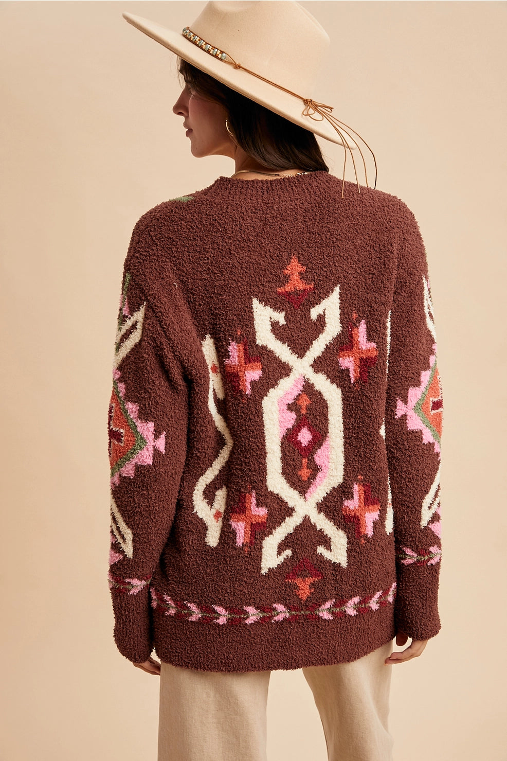 Aztec Chenille Cardigan