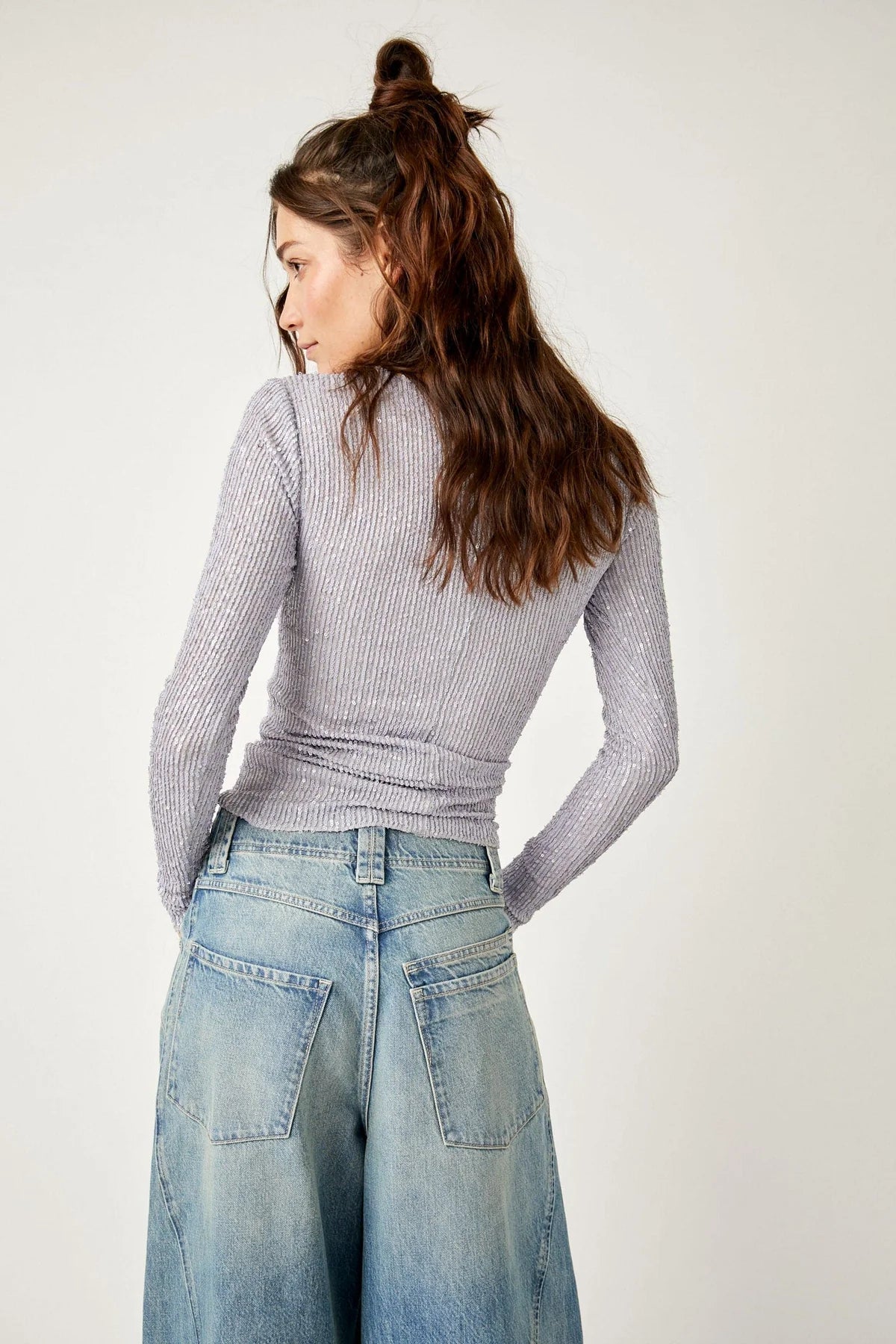 Free People Lavender Combo Top Ks Boutique