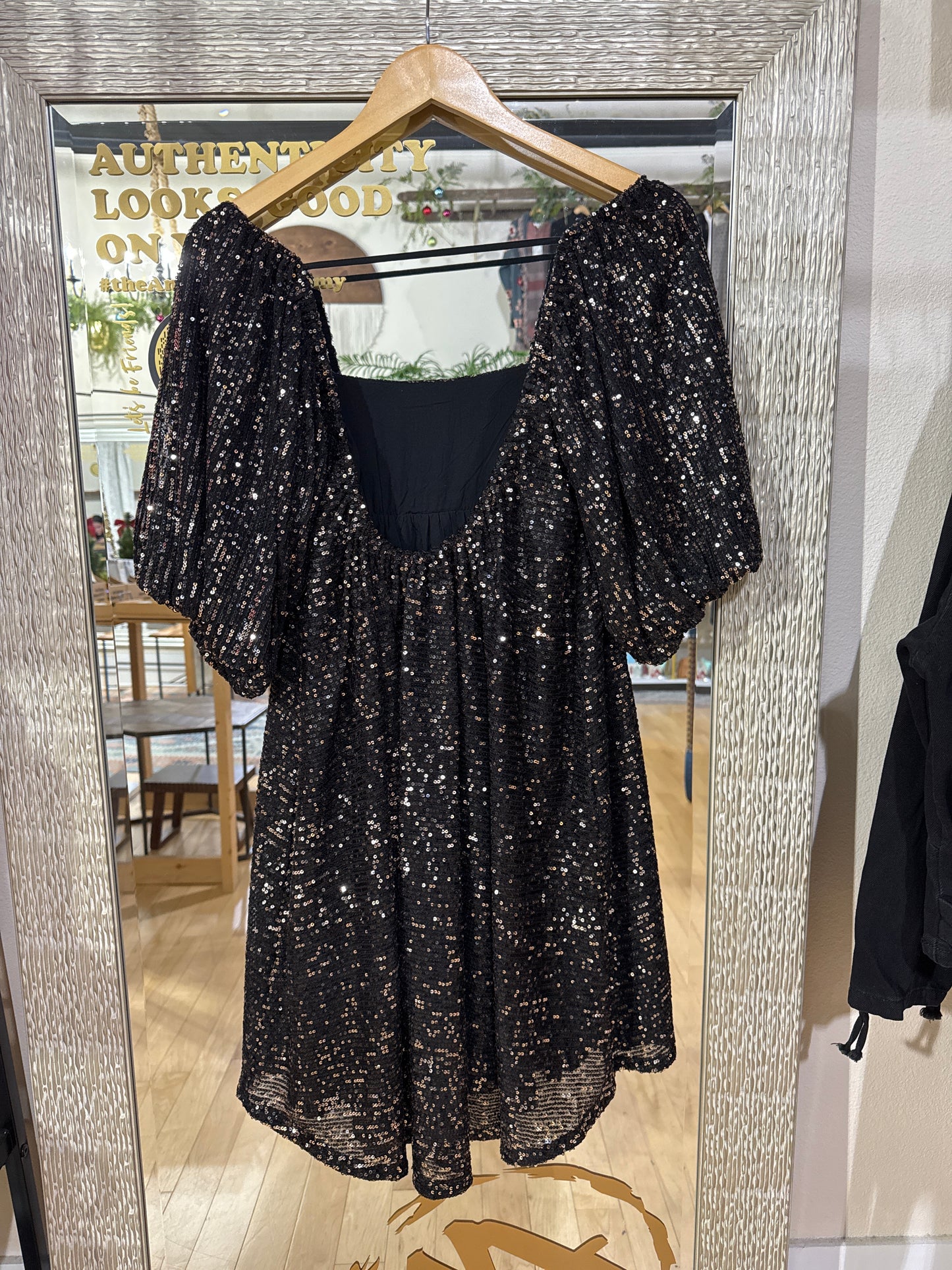 By Together Black and Bronze Dress Ks Boutique