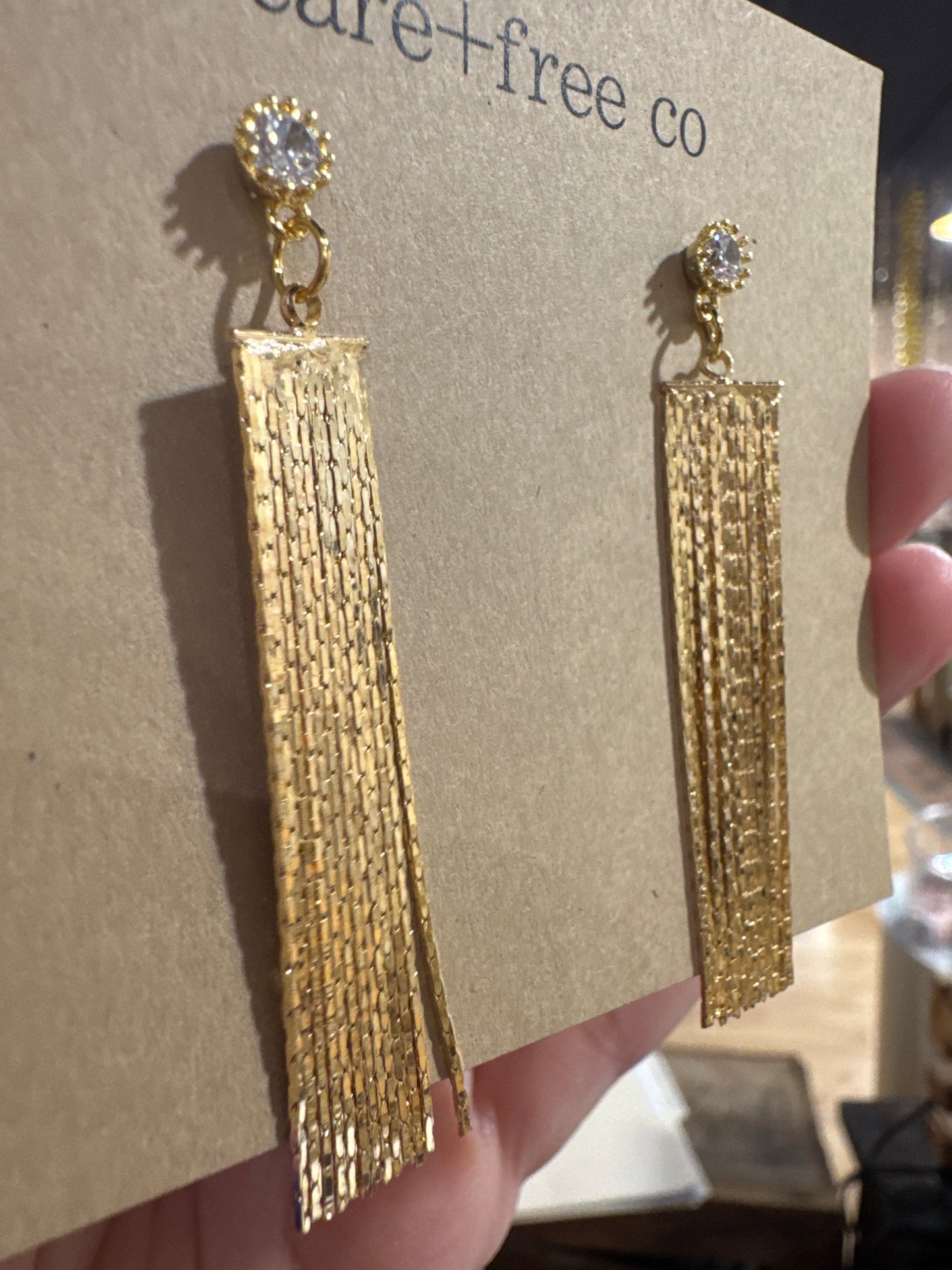 Stud + Tassel Earrings