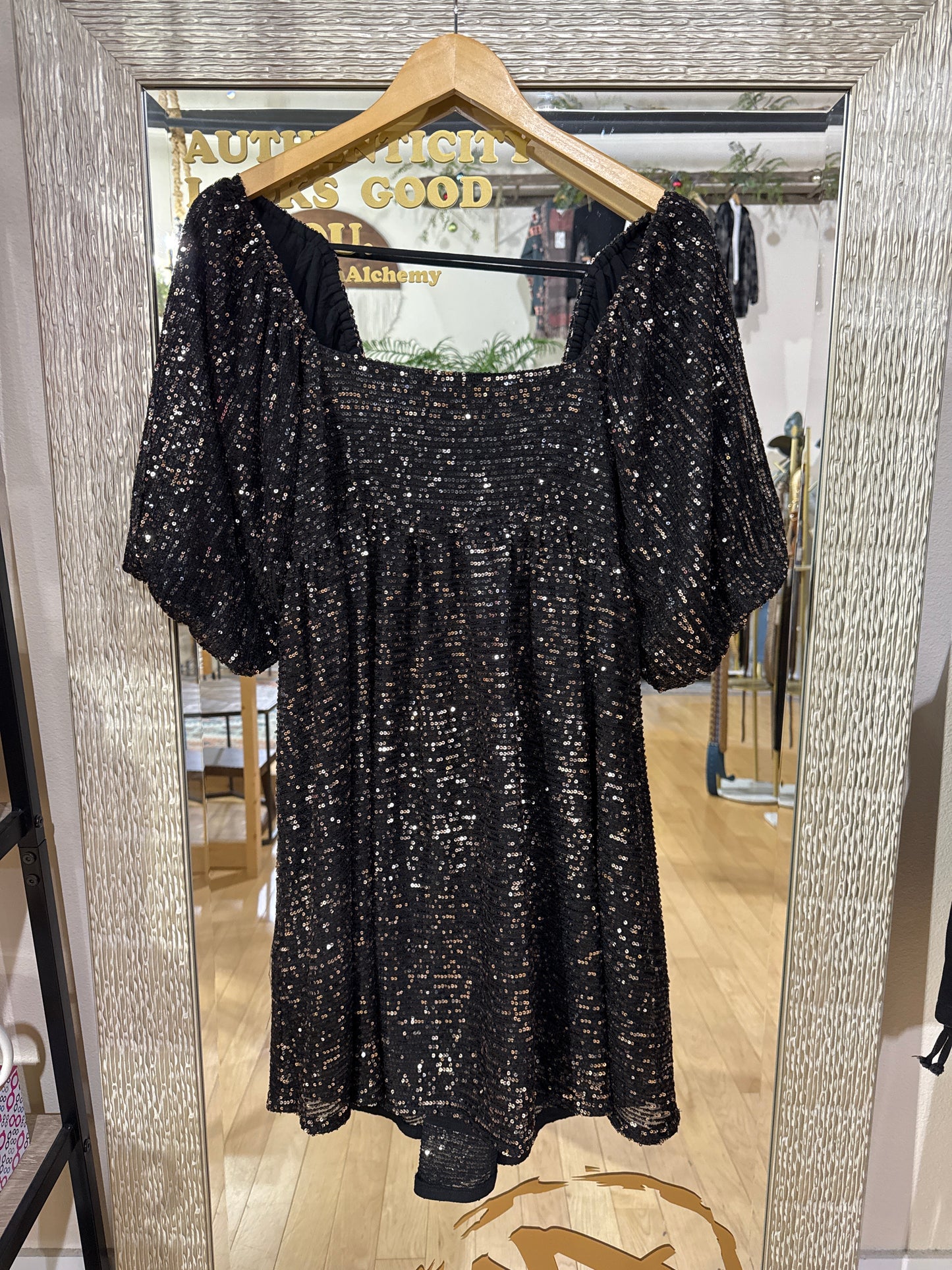 By Together Black and Bronze Dress Ks Boutique