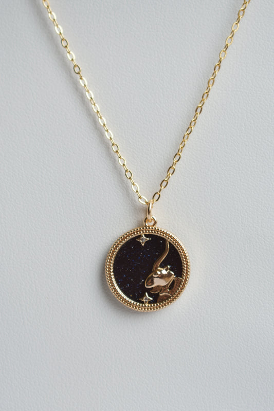 Zodiac Pendant Necklace