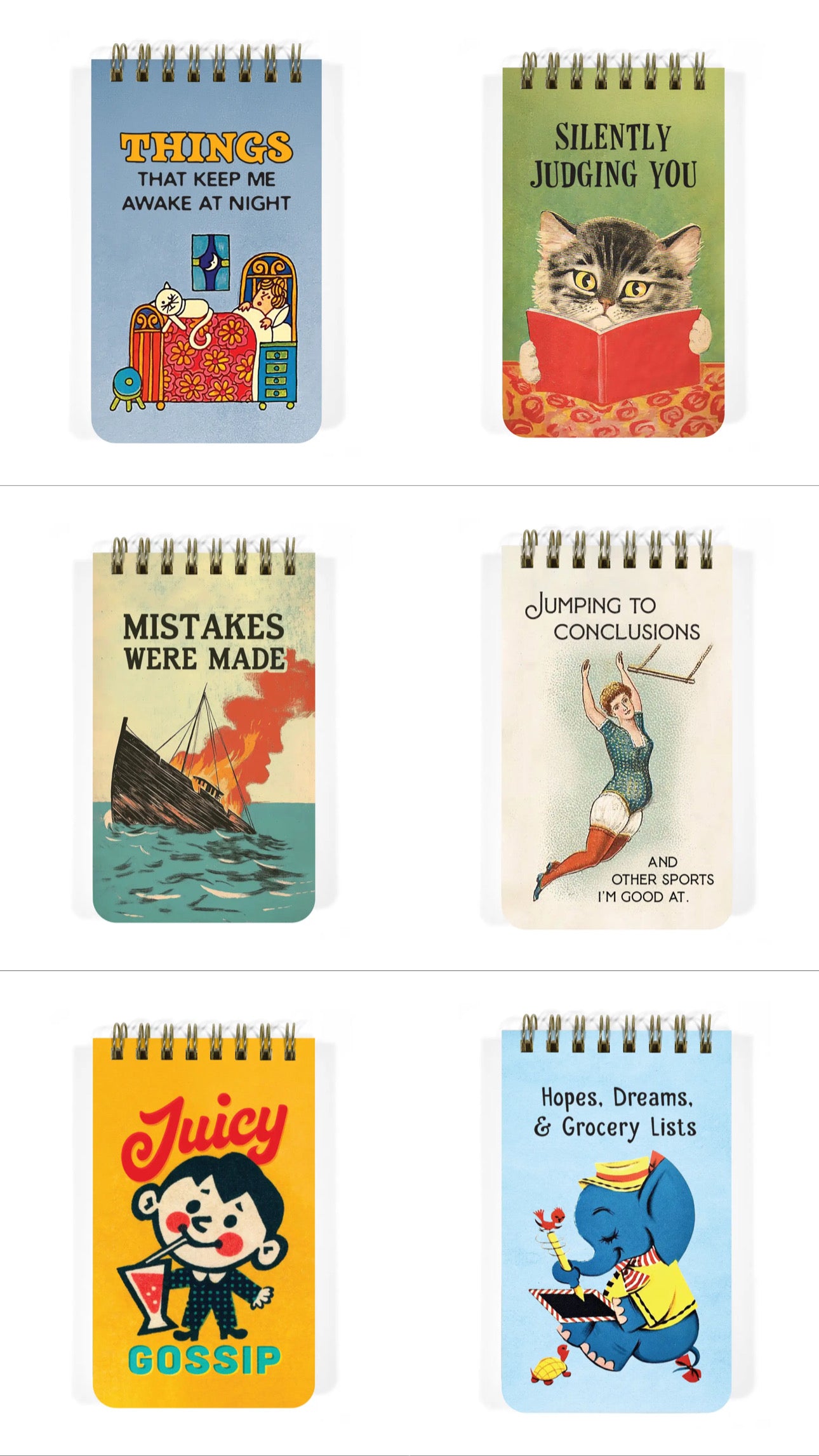 Funny 3x5 Spiral Memo Notepad