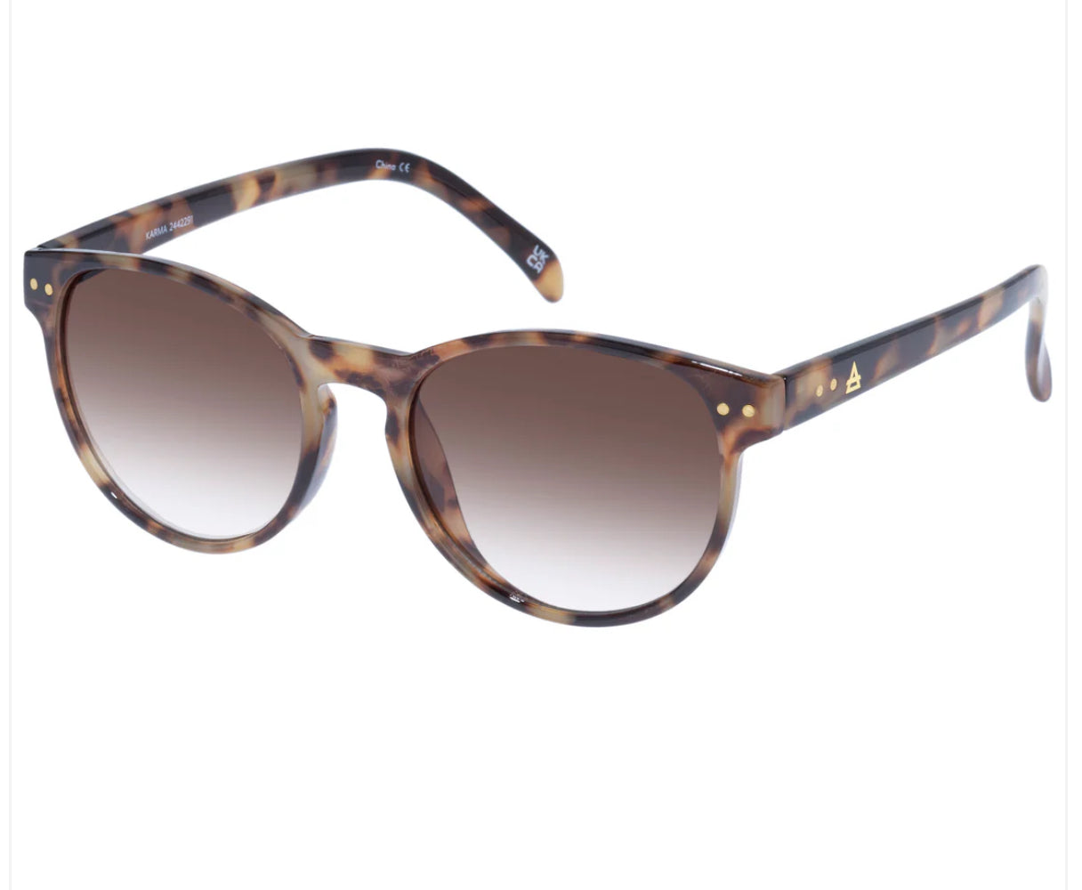 Karma in Dark Tort Sunglasses