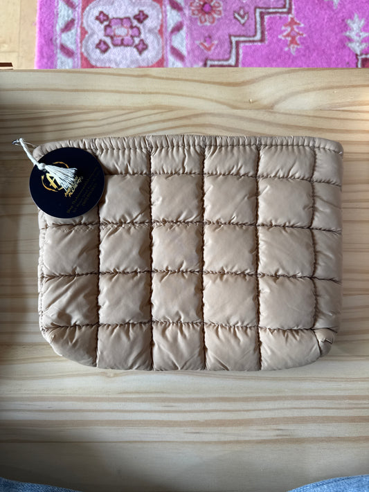 Quilted Cosmetic Bag