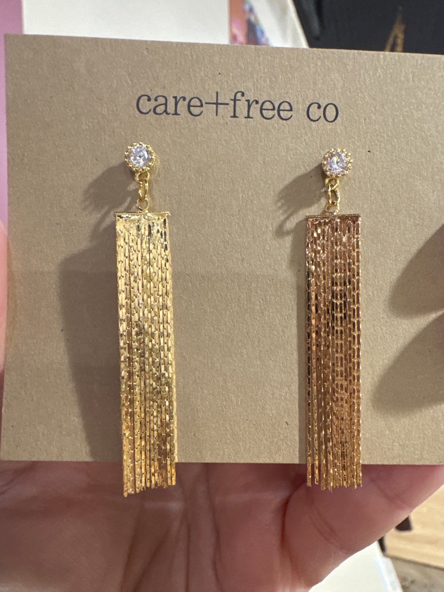 Stud + Tassel Earrings