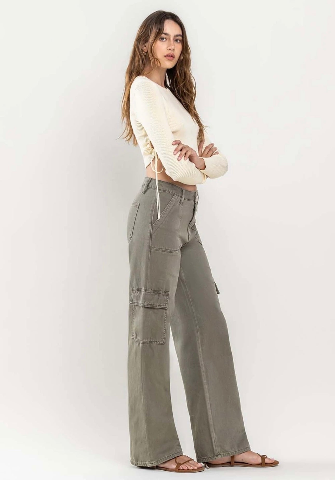 Utility Cargo Wide Leg Jean