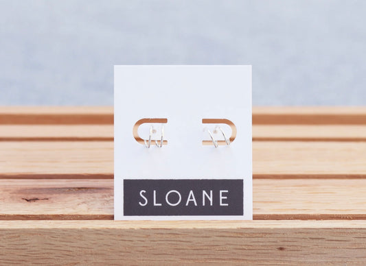 Coil Earrings Sterling Silver