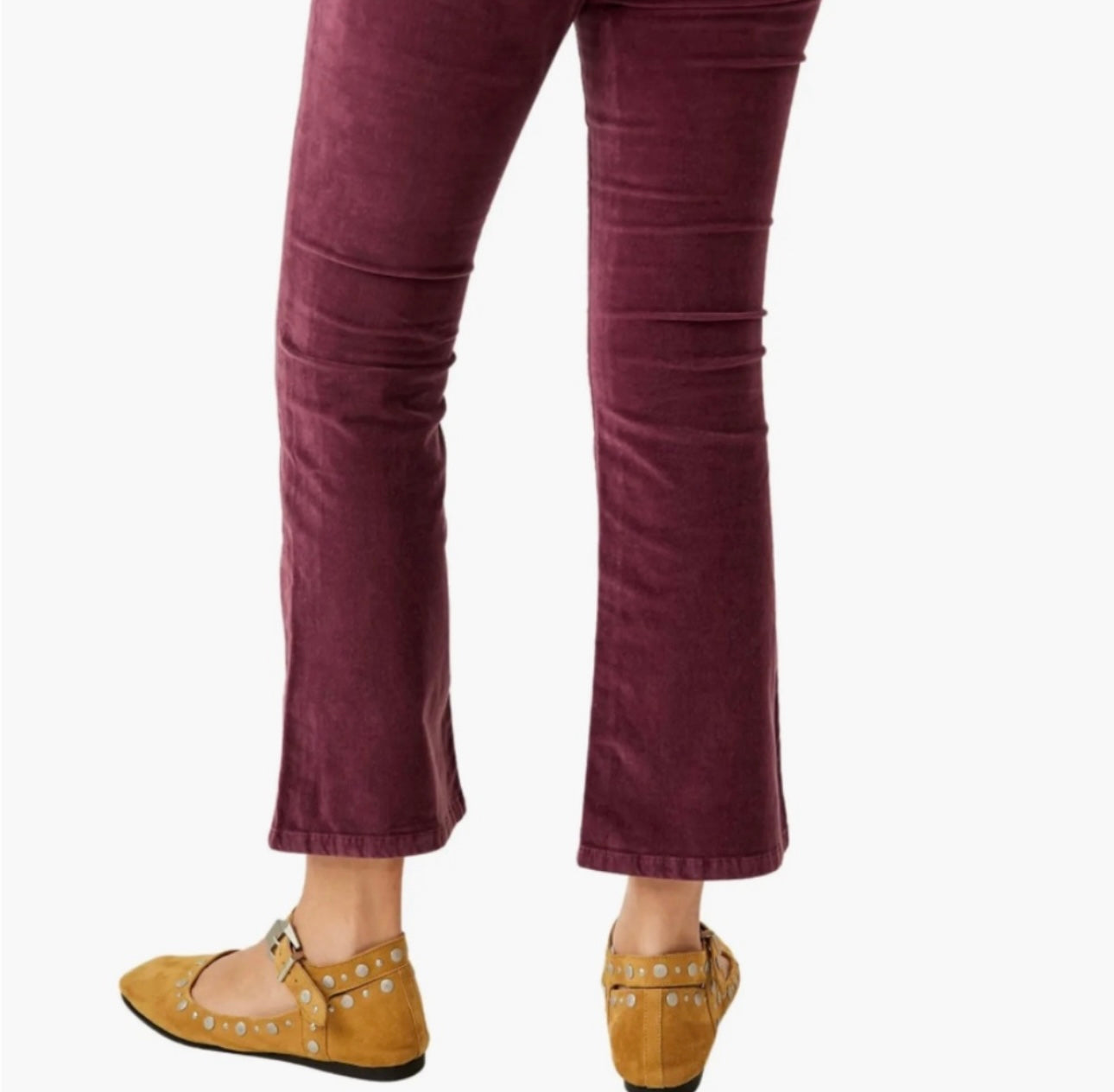 Free People Velvet Plum Pants