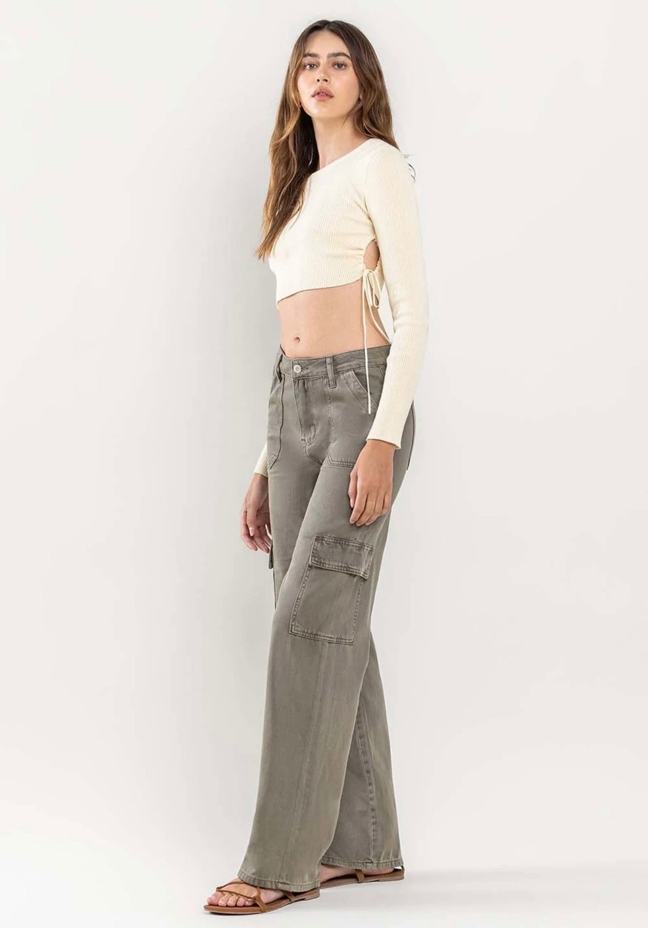 Utility Cargo Wide Leg Jean