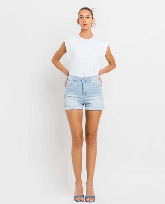 Roll Up Mom Shorts