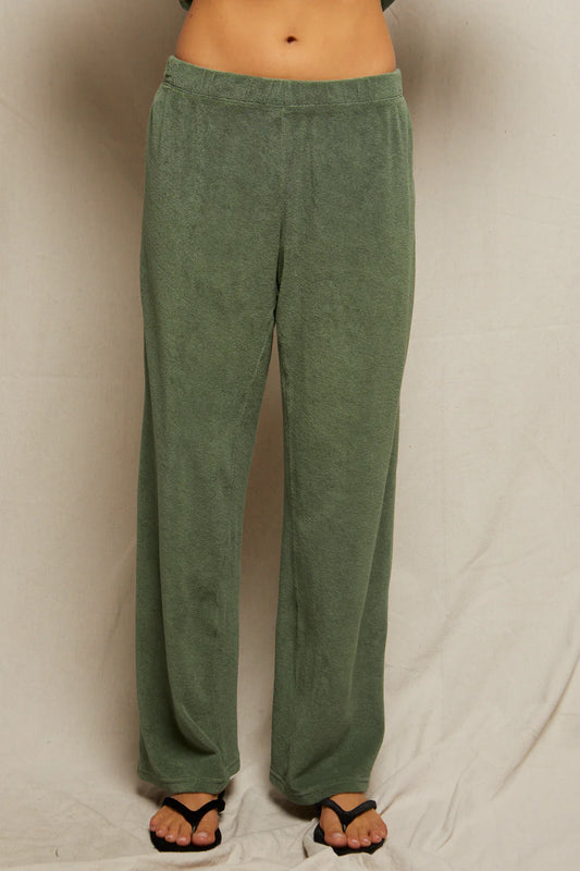 Katie Straight Leg Terry Sweats