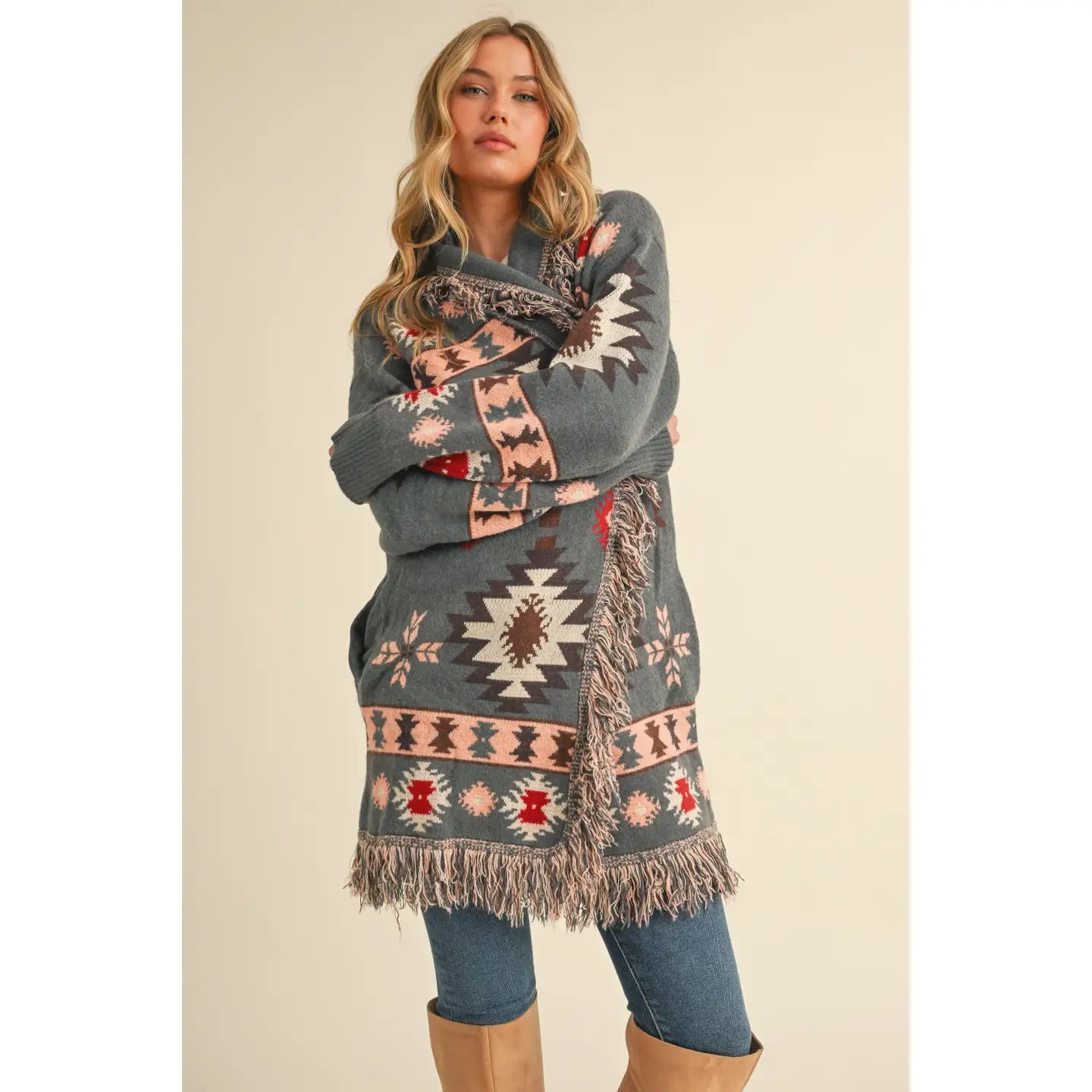 Aztec Sweater Jacket