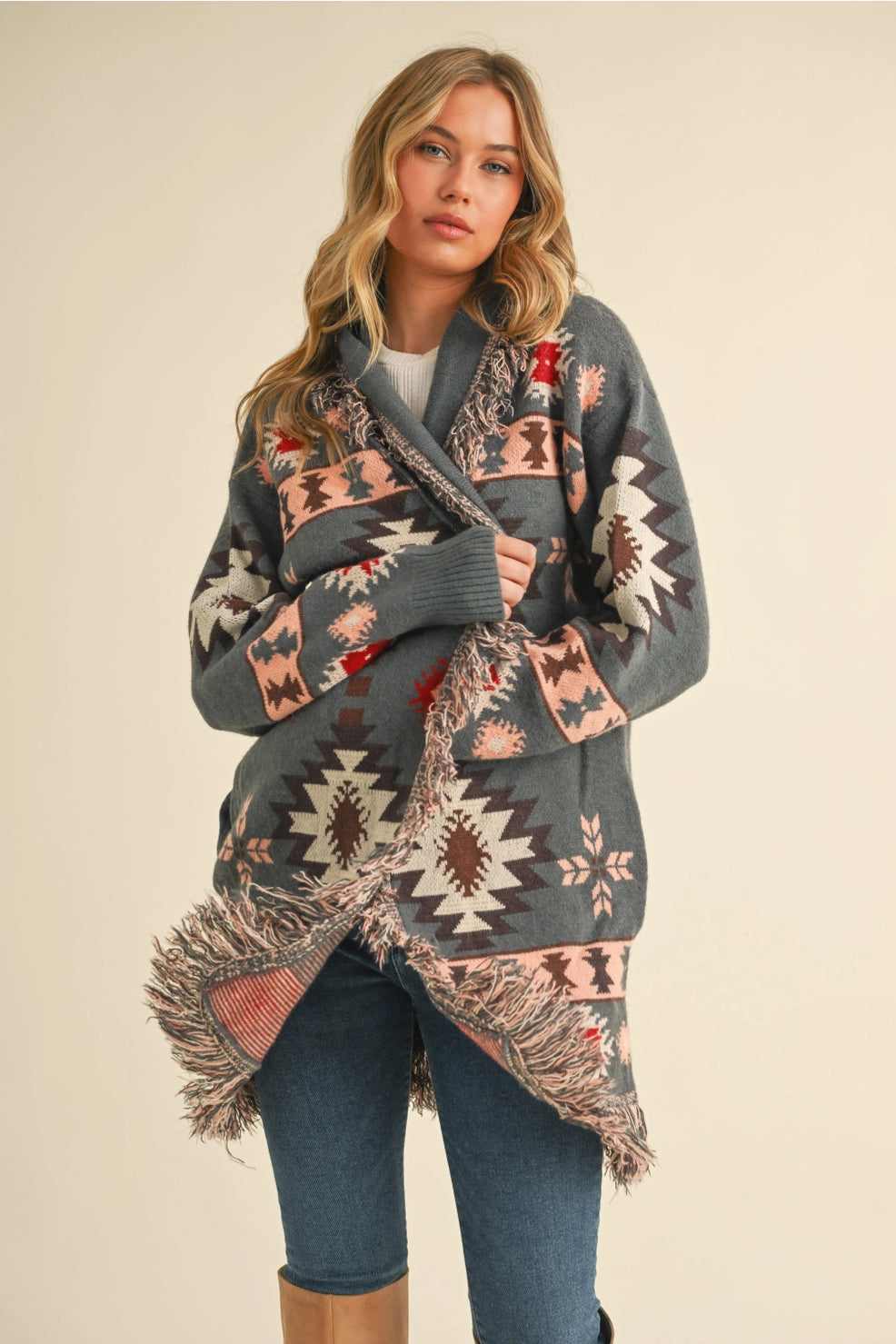 Aztec Sweater Jacket