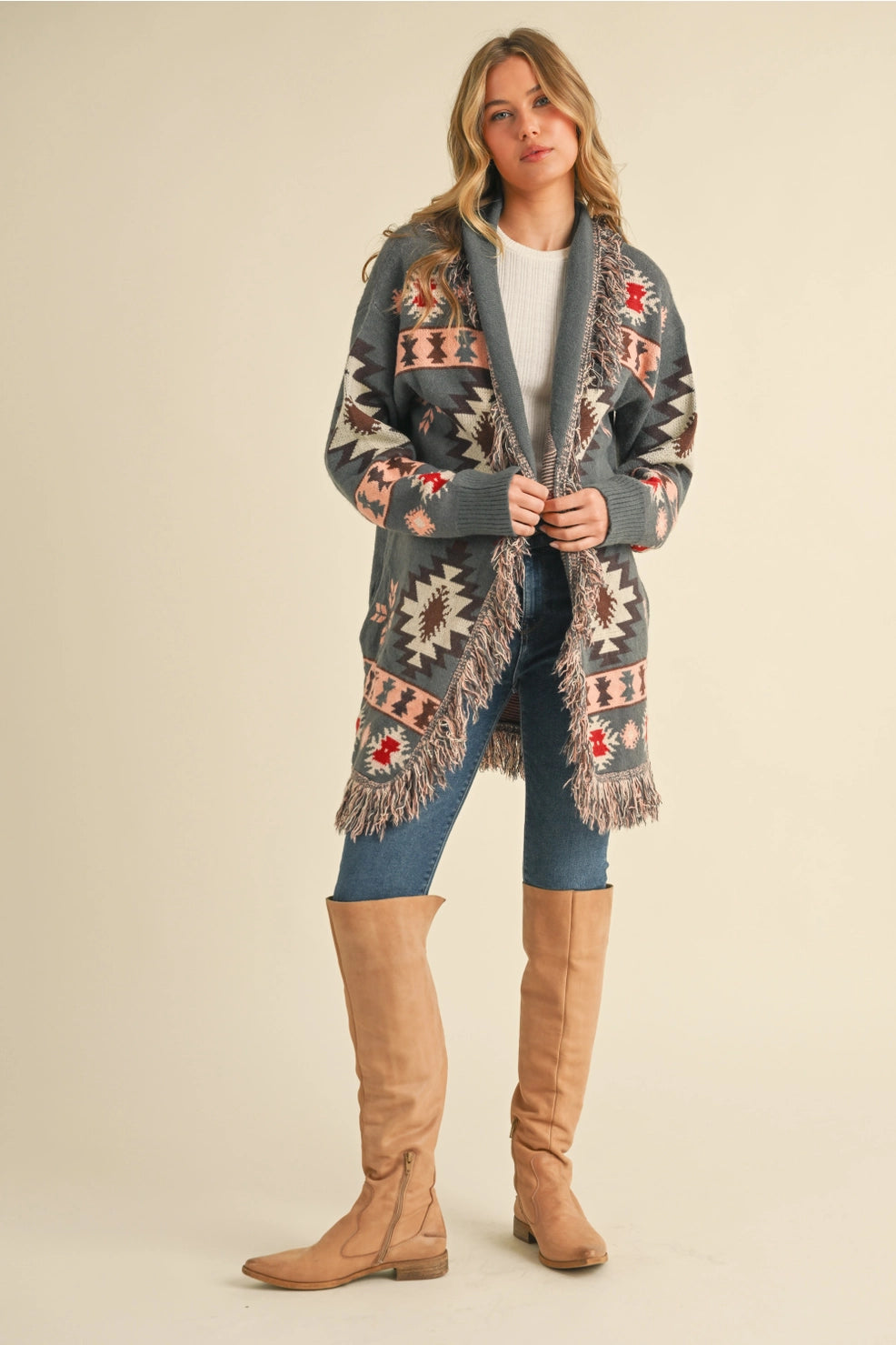 Aztec Sweater Jacket