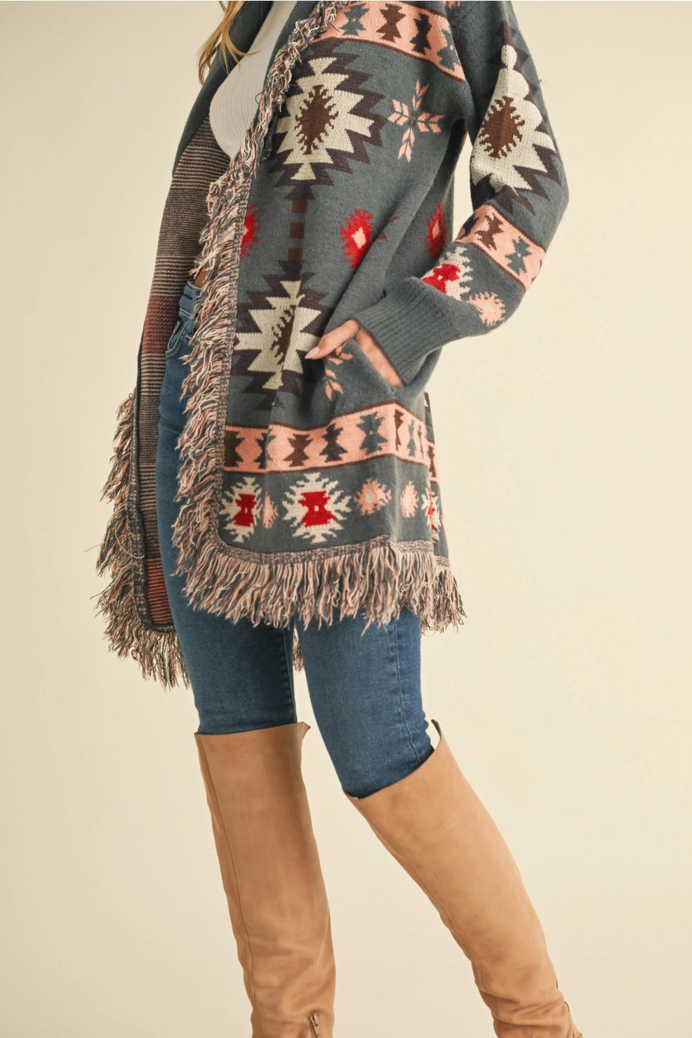 Aztec Sweater Jacket