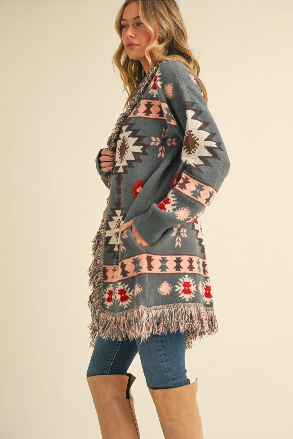 Aztec Sweater Jacket