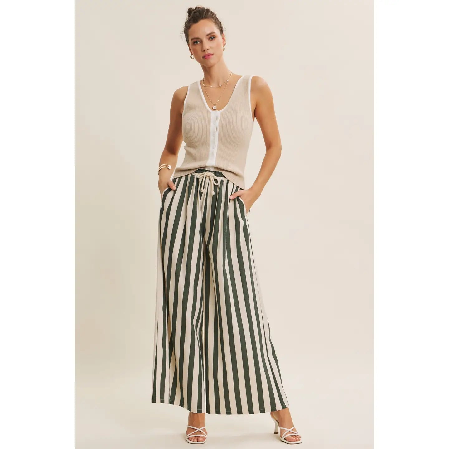 Weekend Statement Stripe Pant
