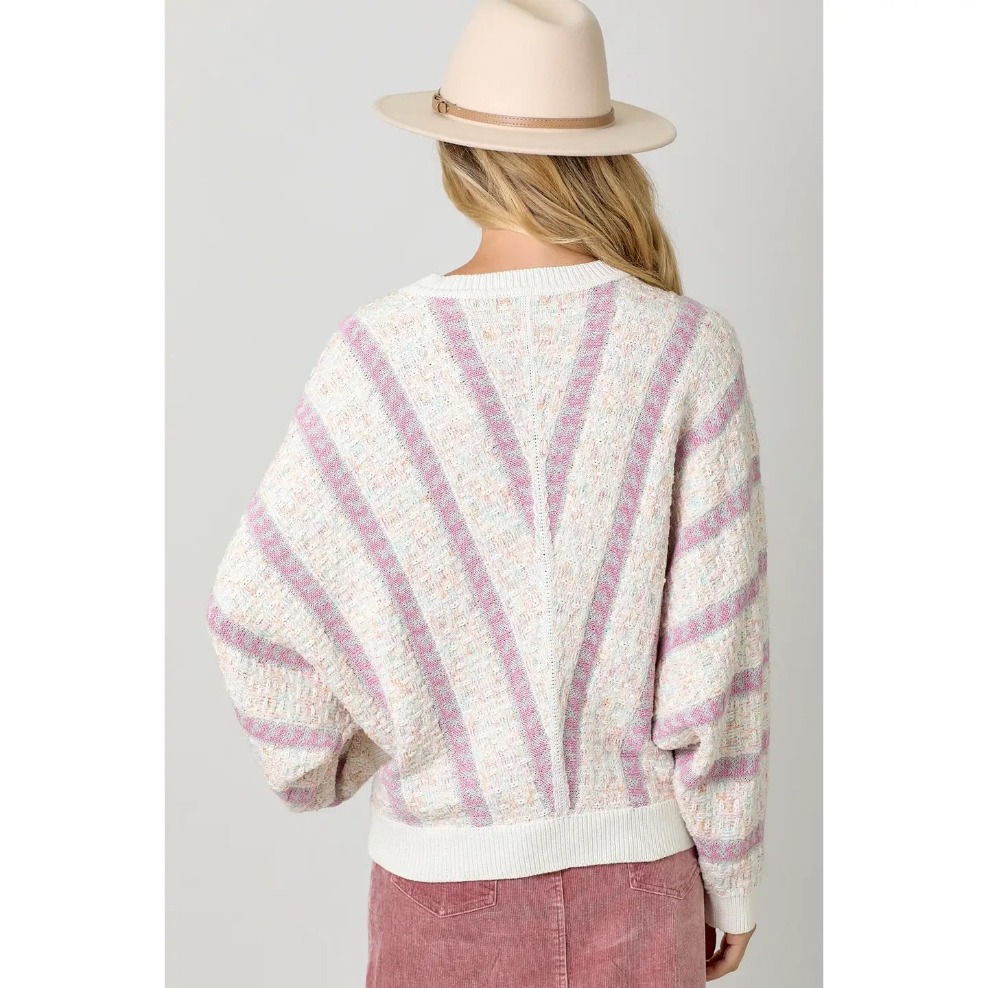 Geo Motifs Cocoon Sweater