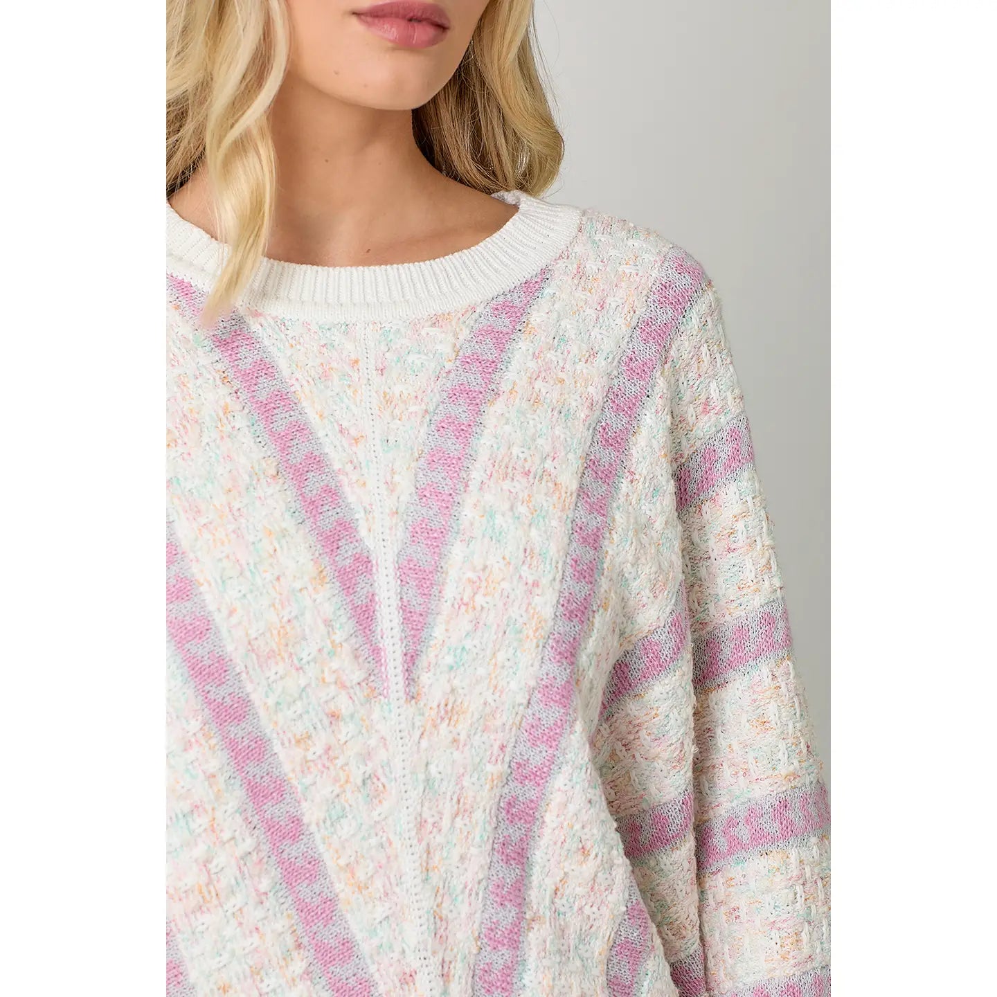 Geo Motifs Cocoon Sweater