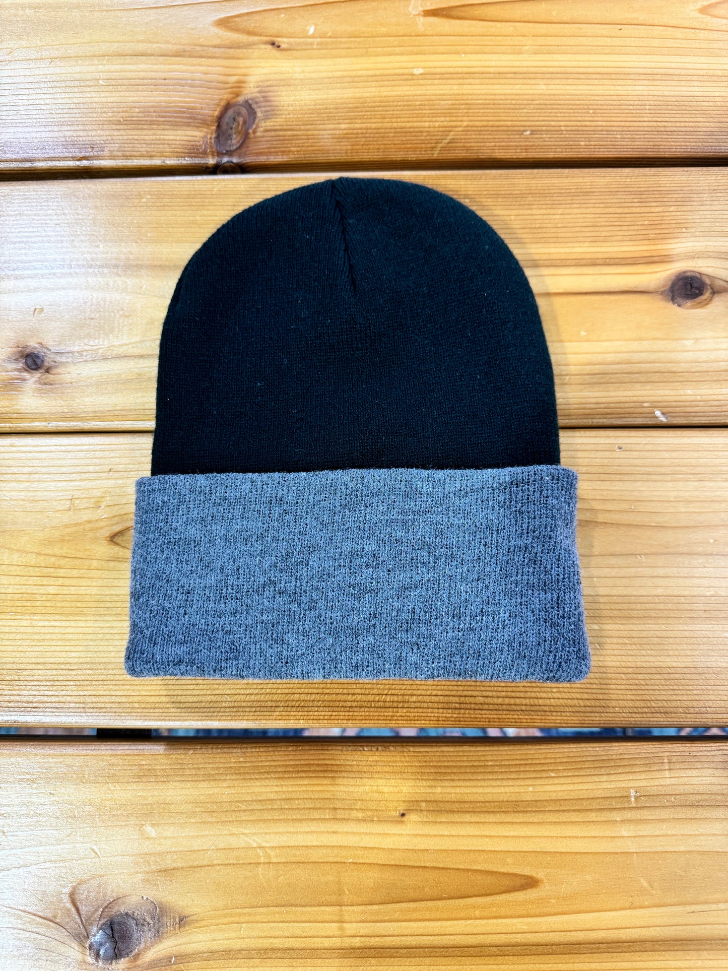 Buckin Good Beanie in Blk/Grey