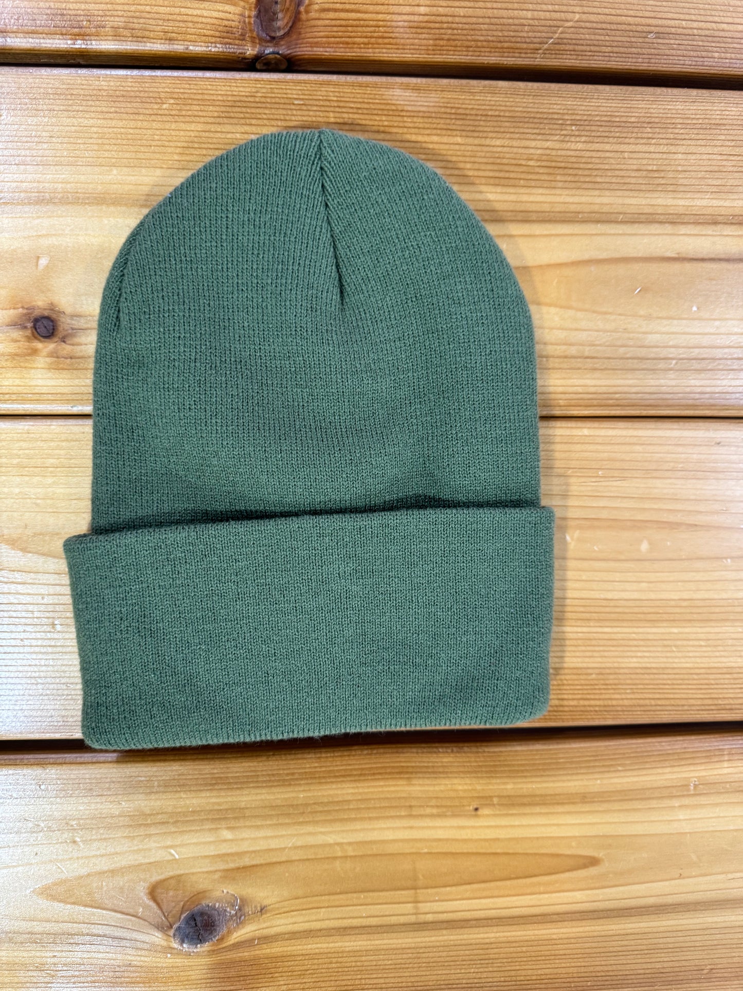 Buckin Good Beanie in Army Green