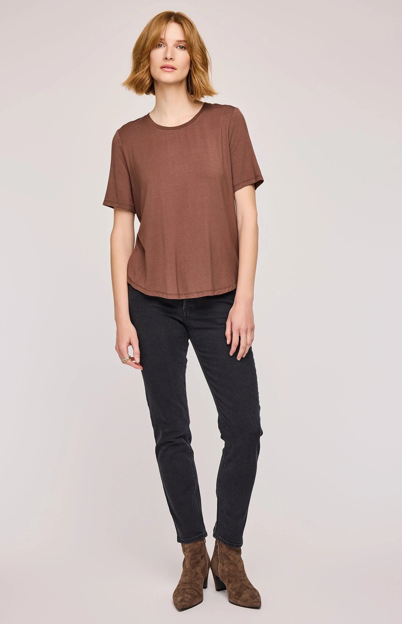 Brielle t-shirt in Brunette