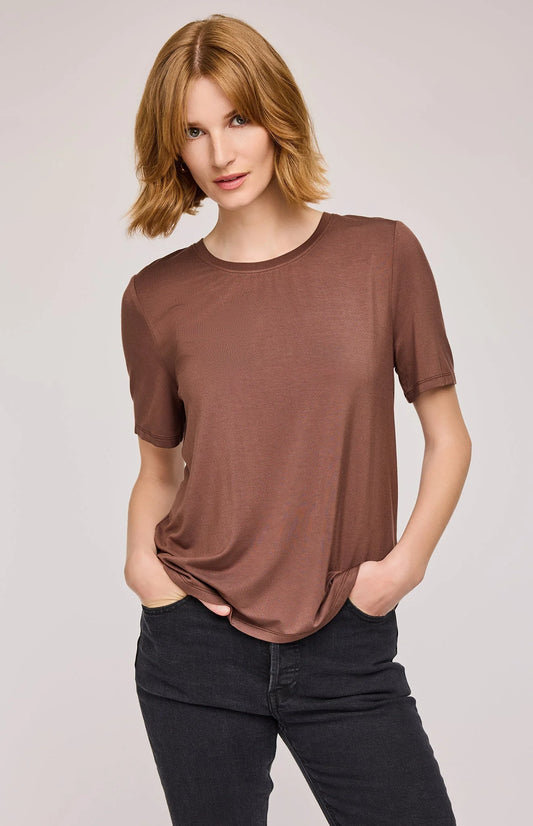 Brielle t-shirt in Brunette