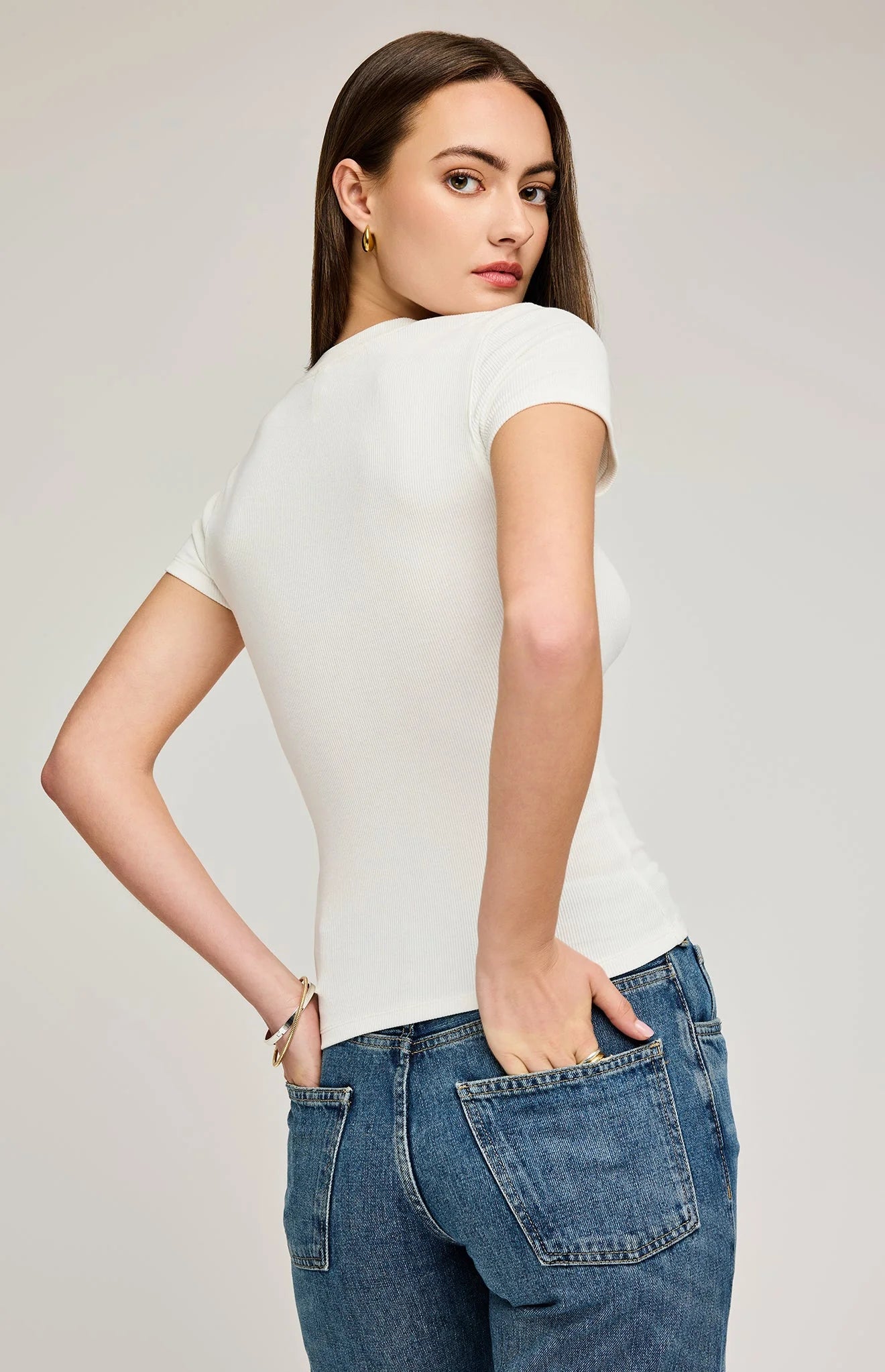 Madison Tee in White