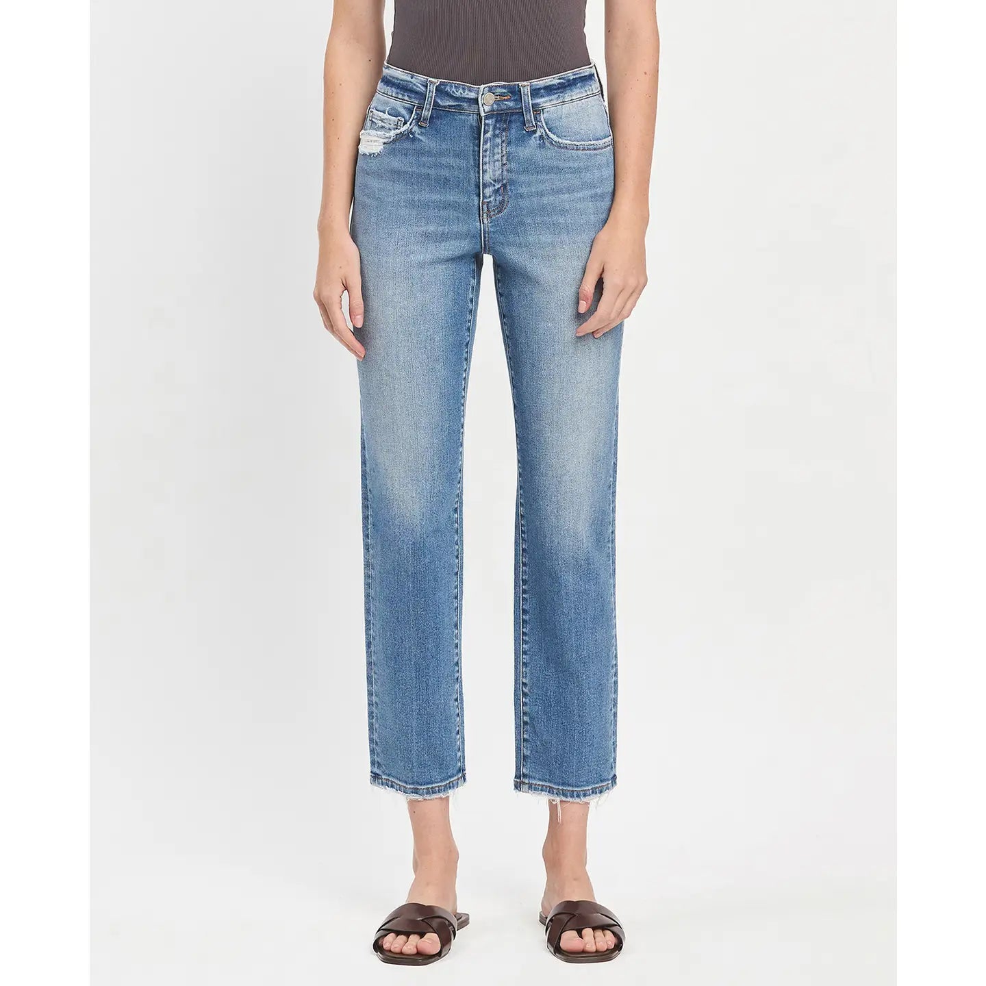 Bardot Tapered Straight Leg Jeans