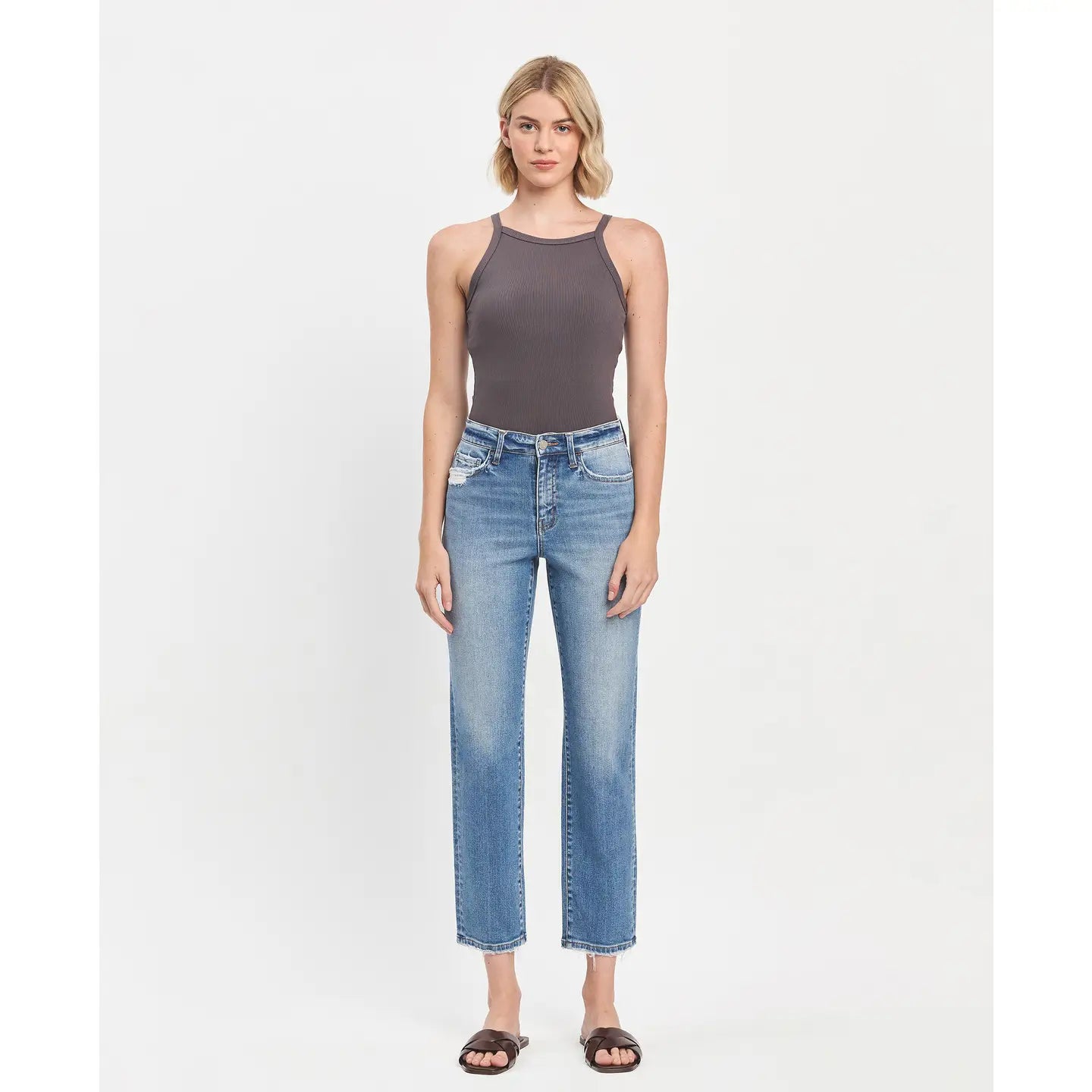 Bardot Tapered Straight Leg Jeans