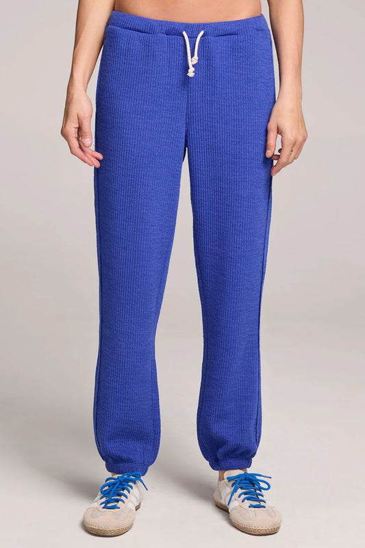 Pull on lapis blue jogger pants ￼