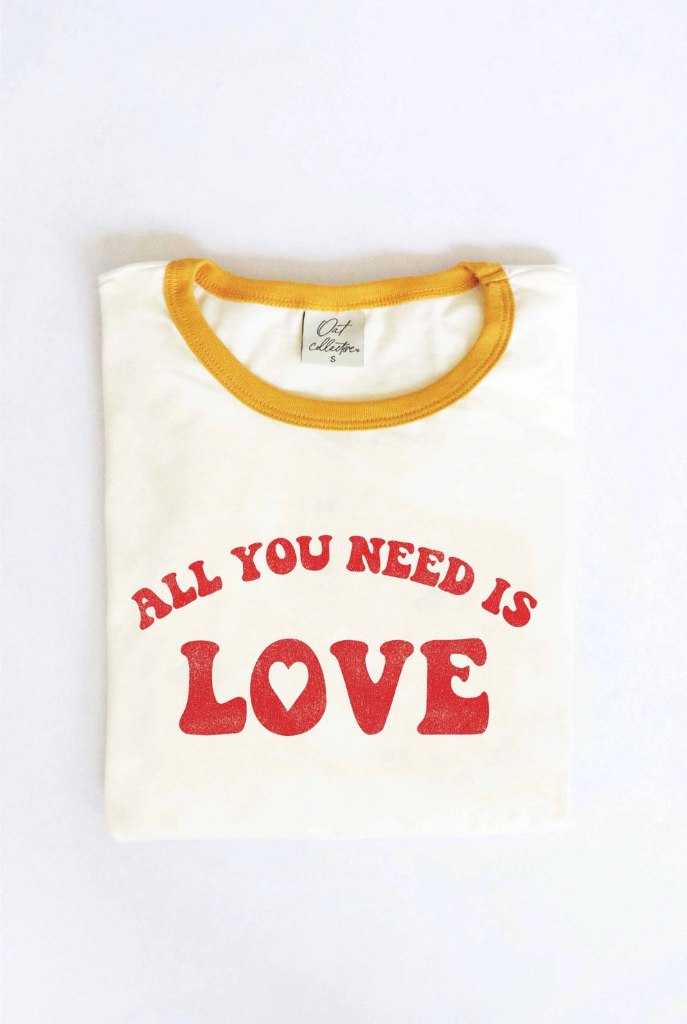 All You Need Is Love  Ringer Graphic T-Shirt