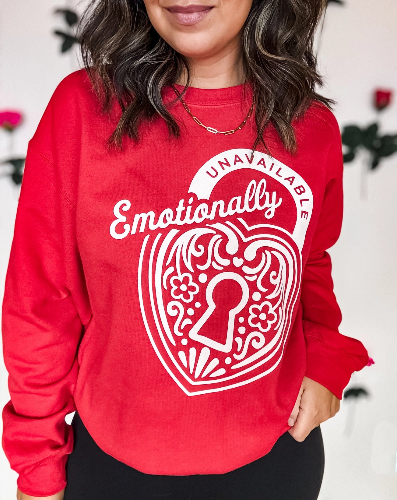 Emotionally Unavailable Crewneck Sweatshirt