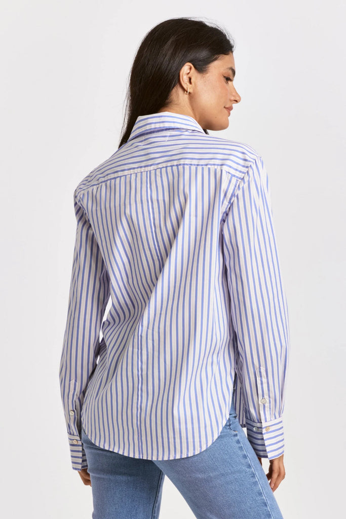 Dear John Blue Pin Stripe Button Down Ks Boutique