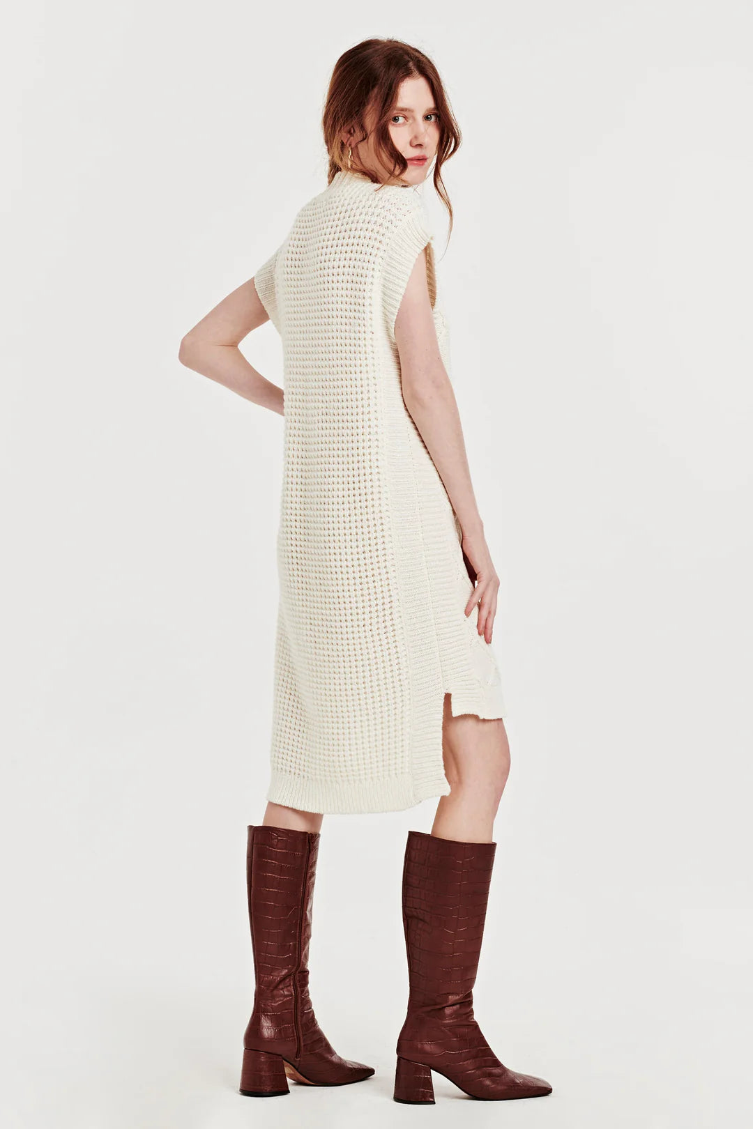 Dear John White Sweater Dress Ks Boutique