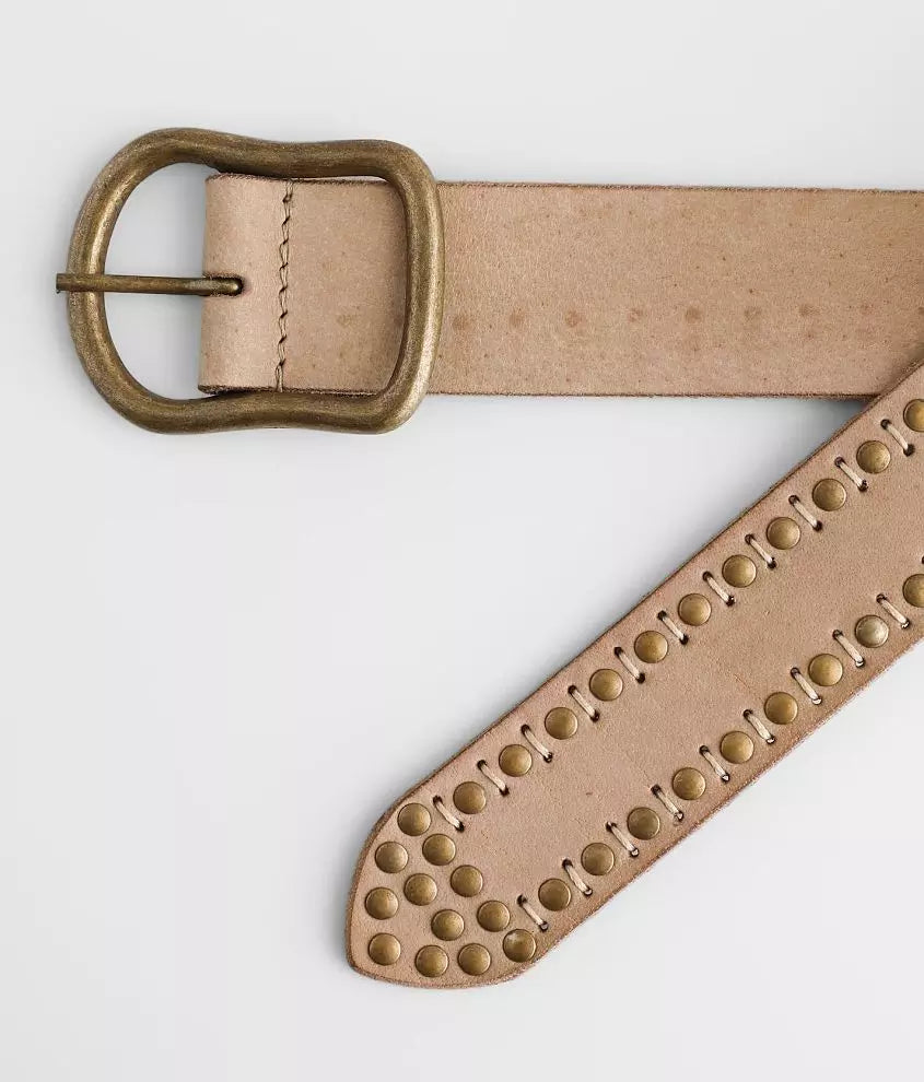 Studded Cream Free People Belt Ks Boutique